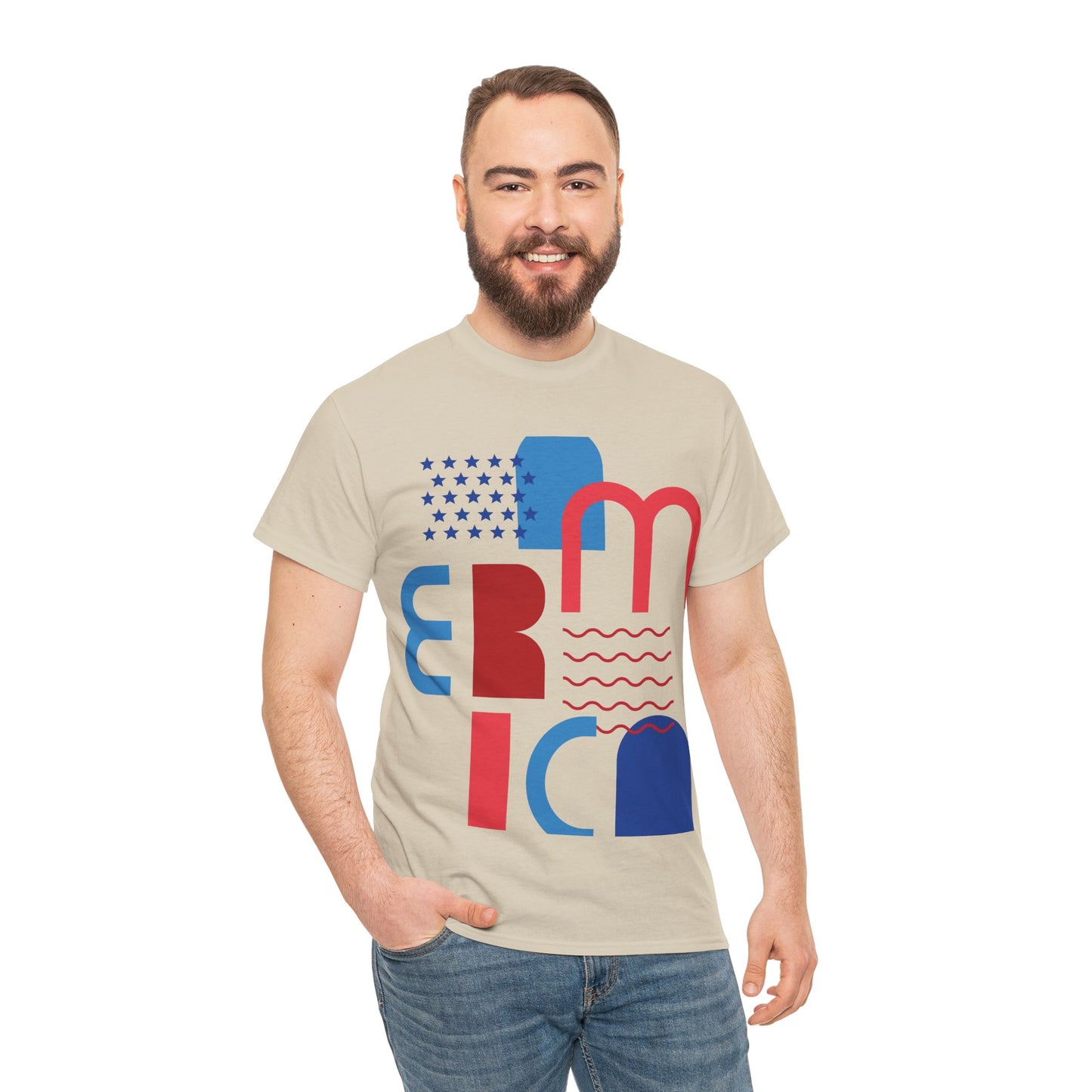 America - Unisex Heavy Cotton Tee