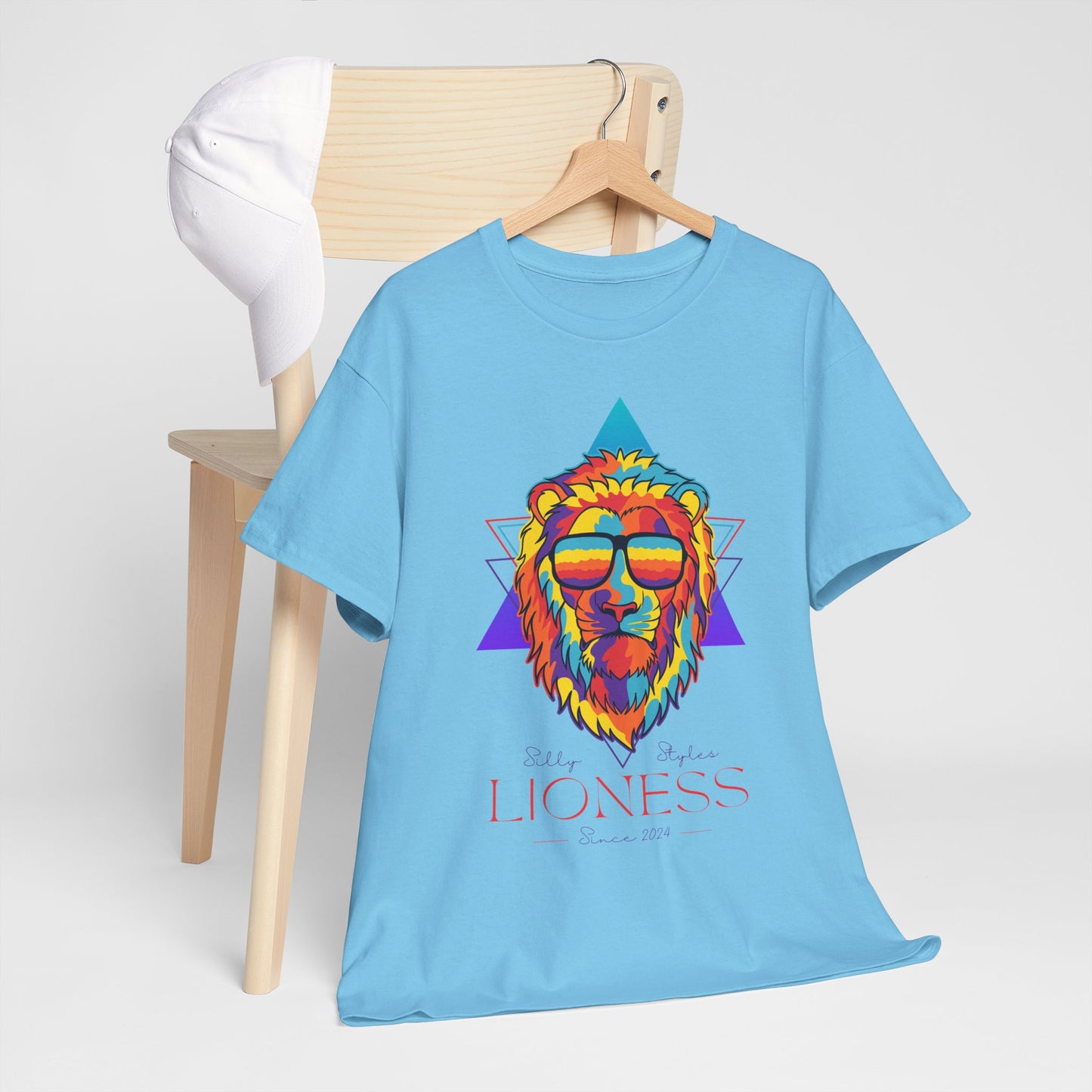 Silly Styles Premium Lion - Heavy Cotton Tee (Express Delivery available)