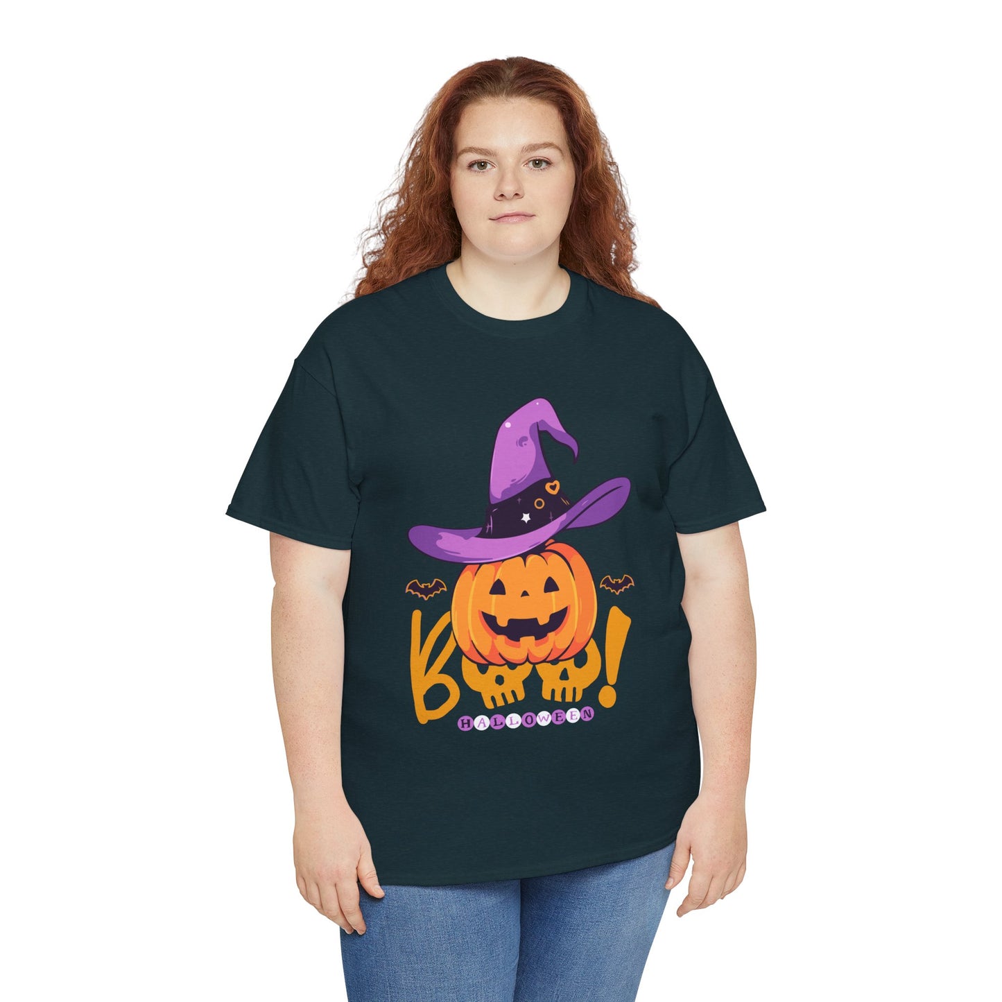 Halloween -Unisex Heavy Cotton Tee (Express Delivery available)