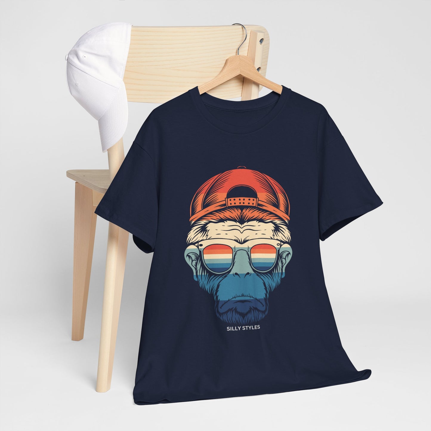 Monkey - Heavy Cotton Tee (Express Delivery available)