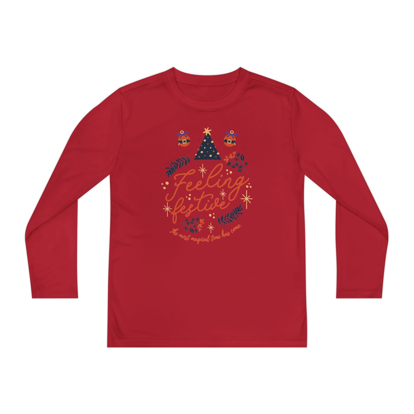 Christmas - Youth Long Sleeve Competitor Tee