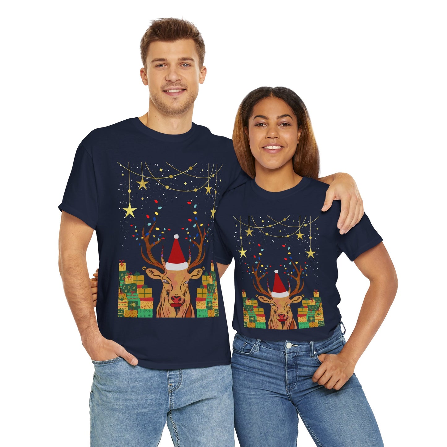 Christmas - Unisex Heavy Cotton Tee (Express Delivery available)