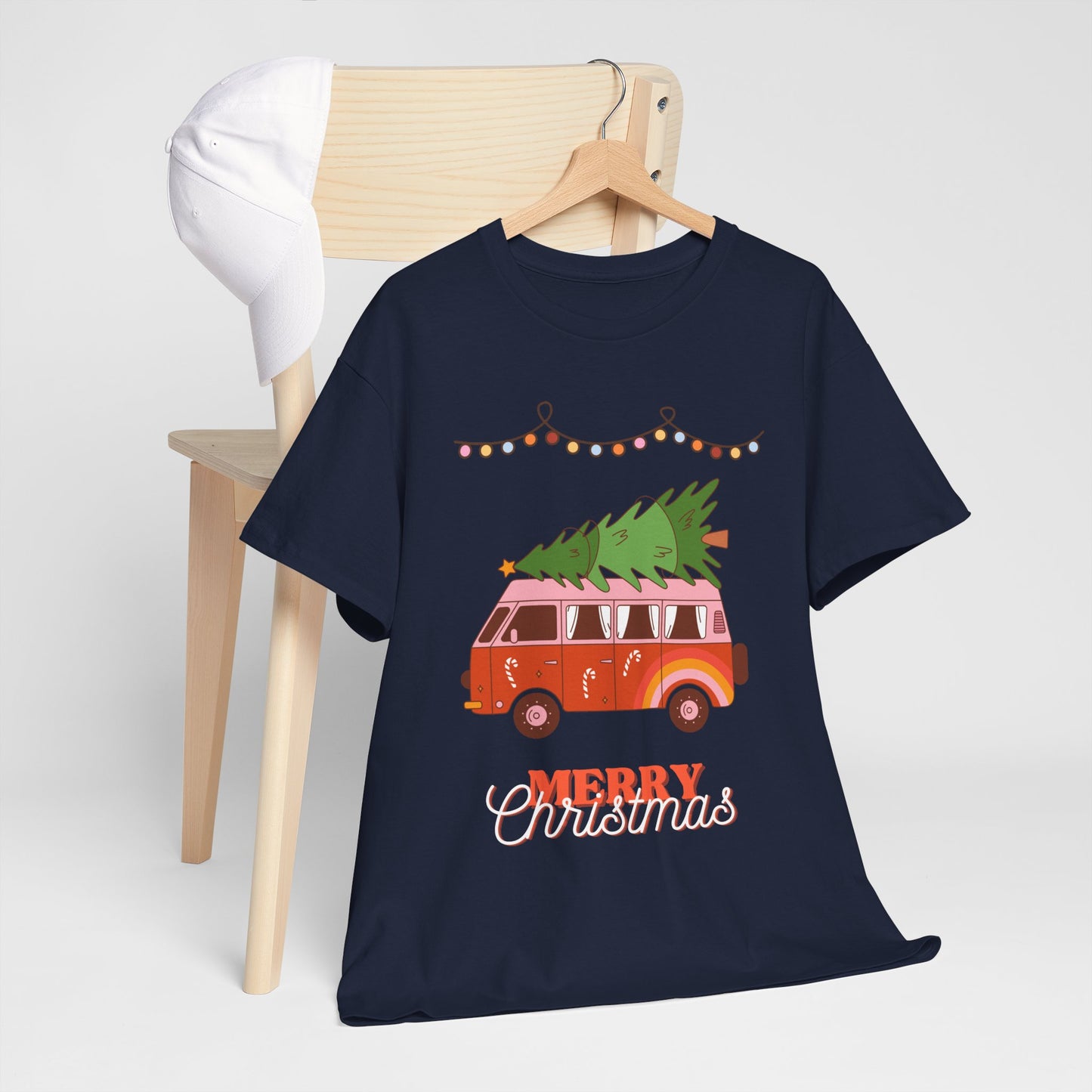 Merry Christmas - Heavy Cotton Tee (Express Delivery available)