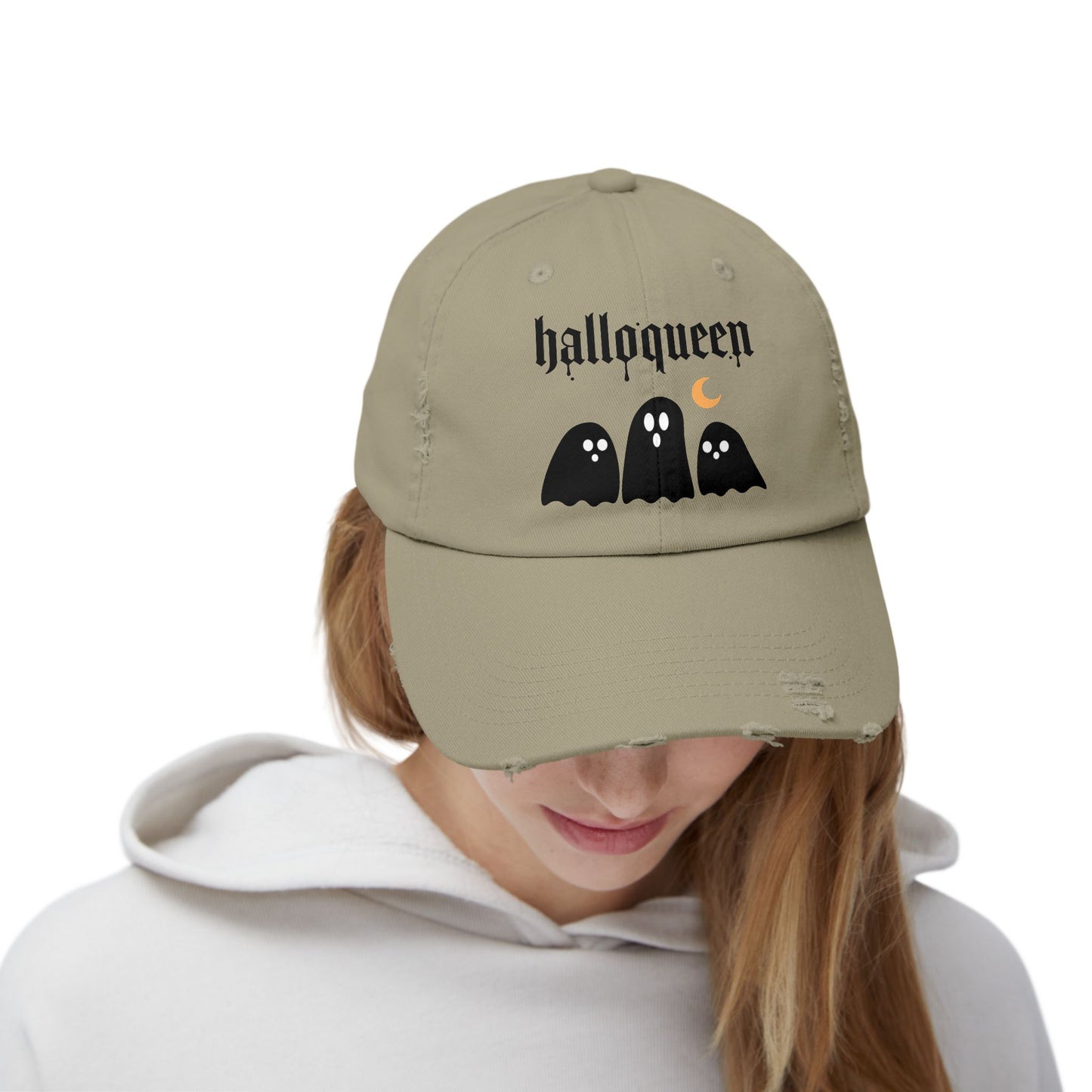Women's Halloween Distressed Cap