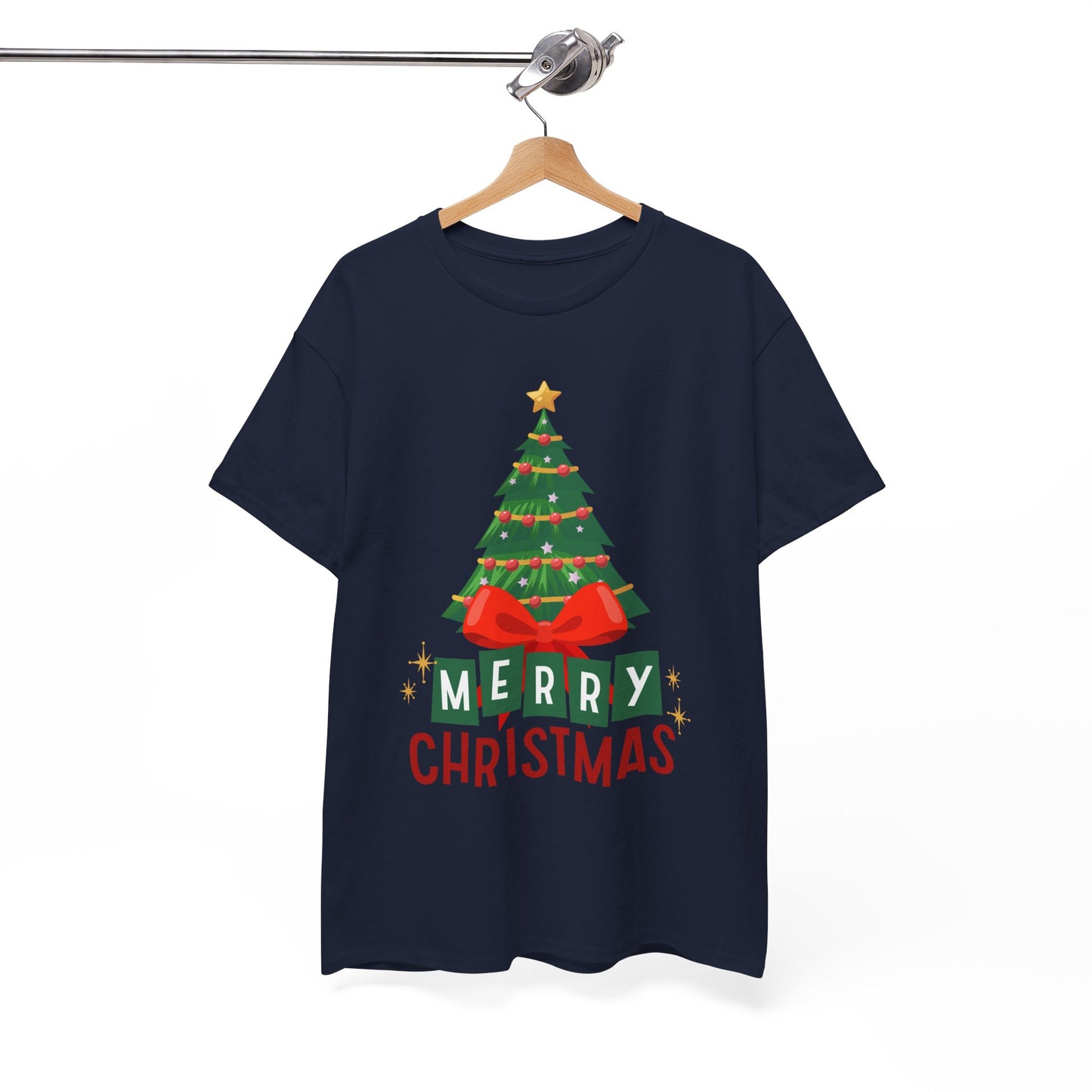 Merry Christmas - Heavy Cotton Tee (Express Delivery available)