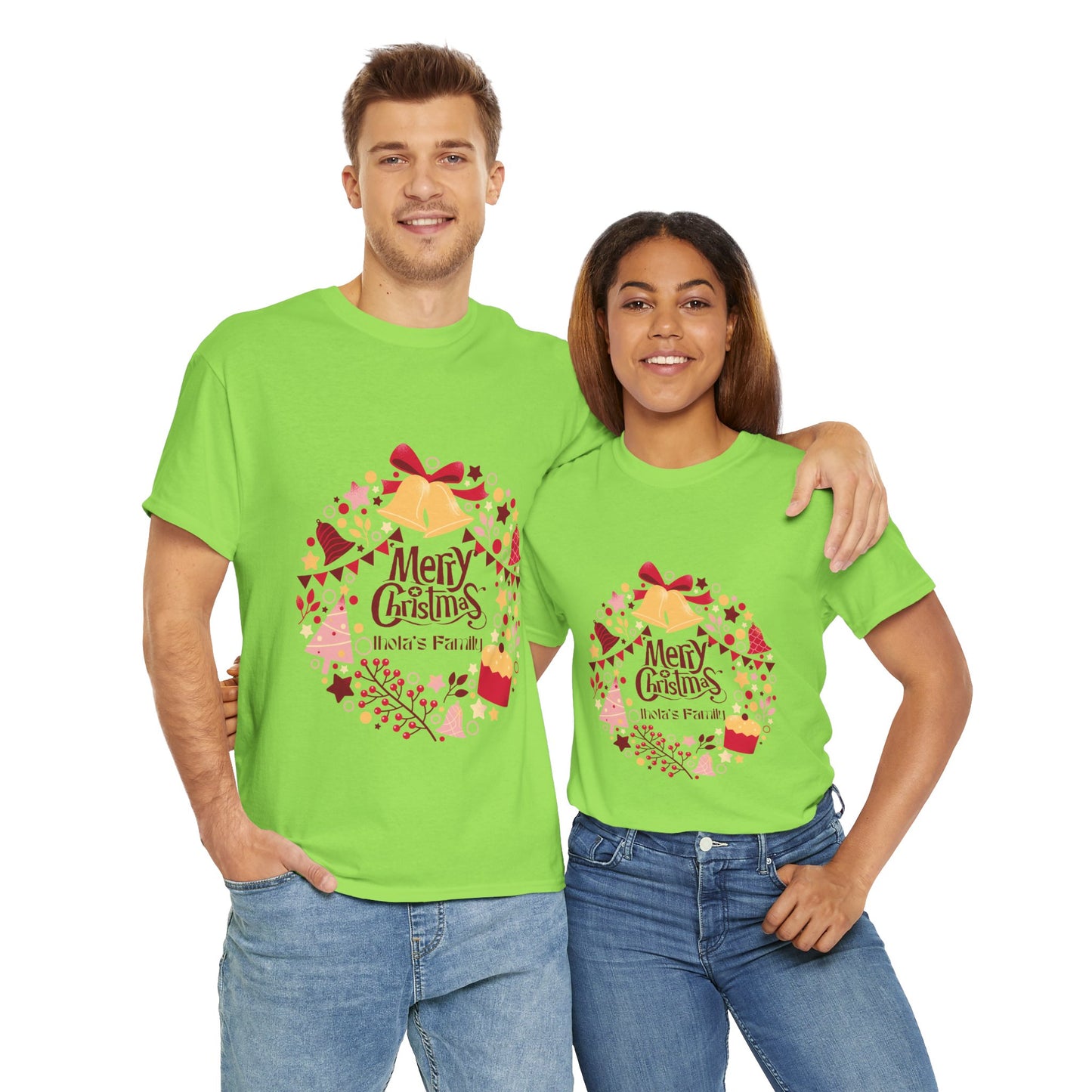 Customizable Christmas - Heavy Cotton Tee