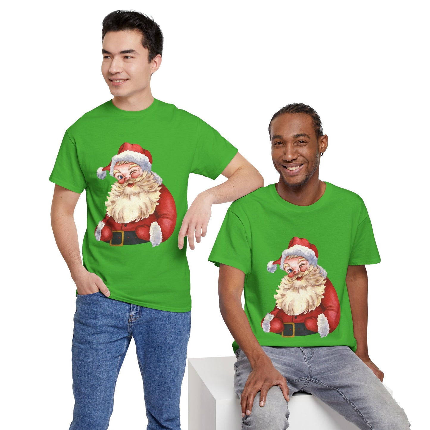 Christmas - Unisex Heavy Cotton Tee (Express Delivery available)