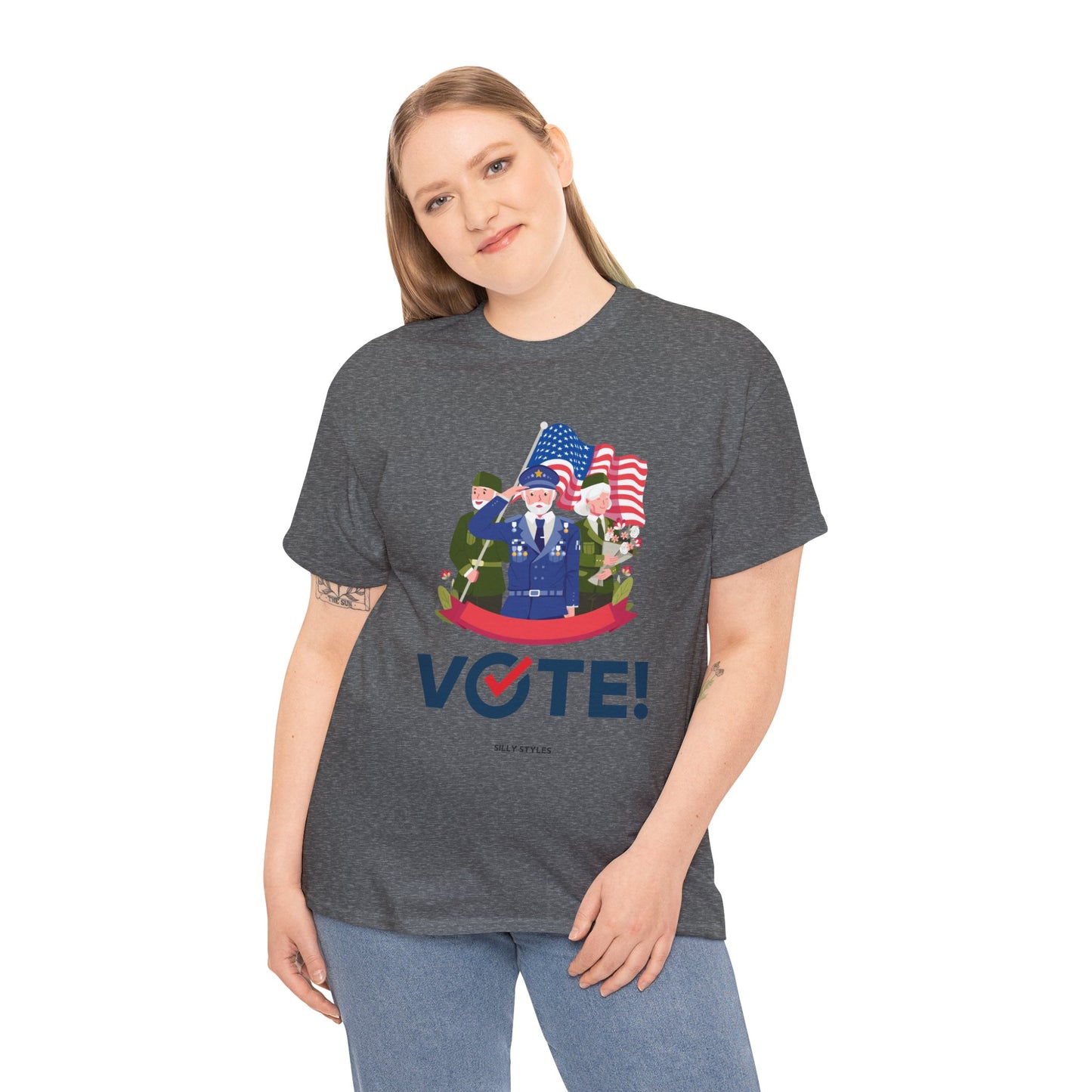Vote - Unisex Heavy Cotton Tee