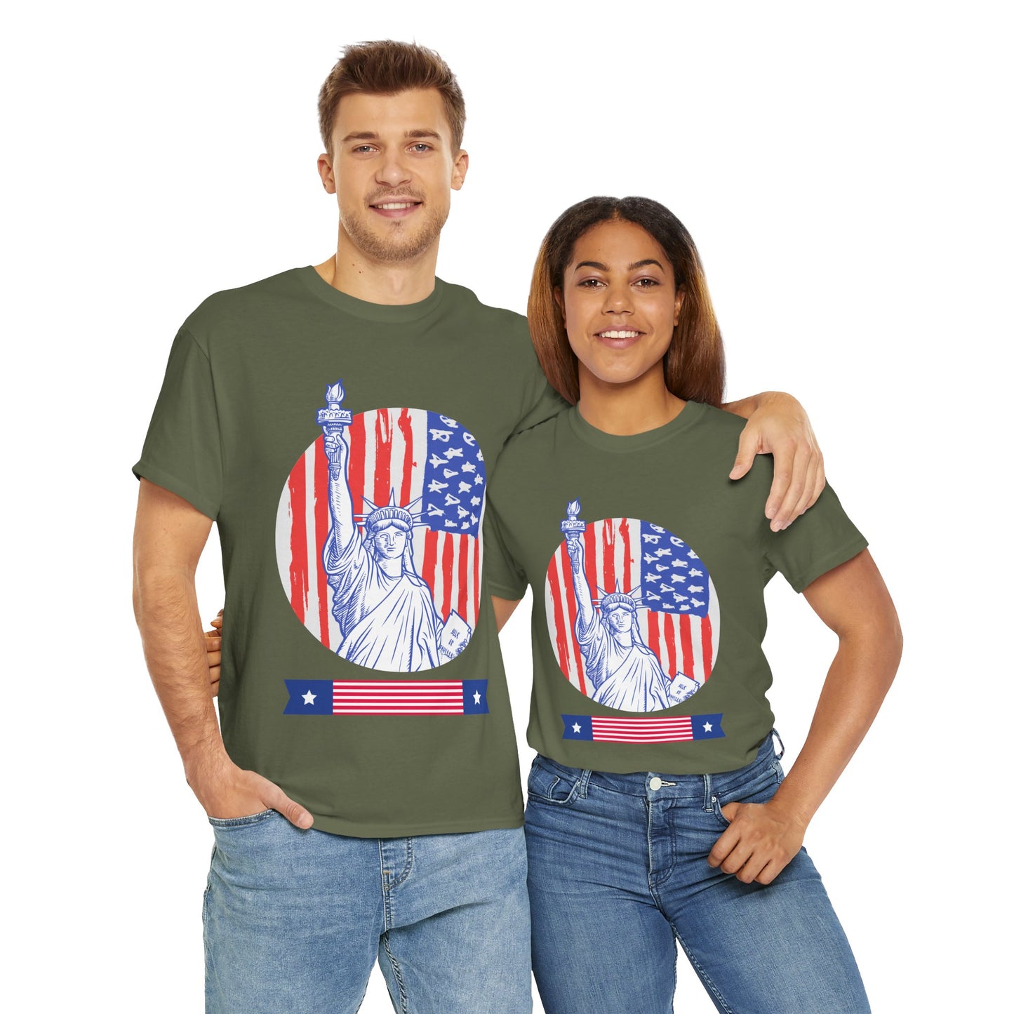 America - Unisex Heavy Cotton Tee