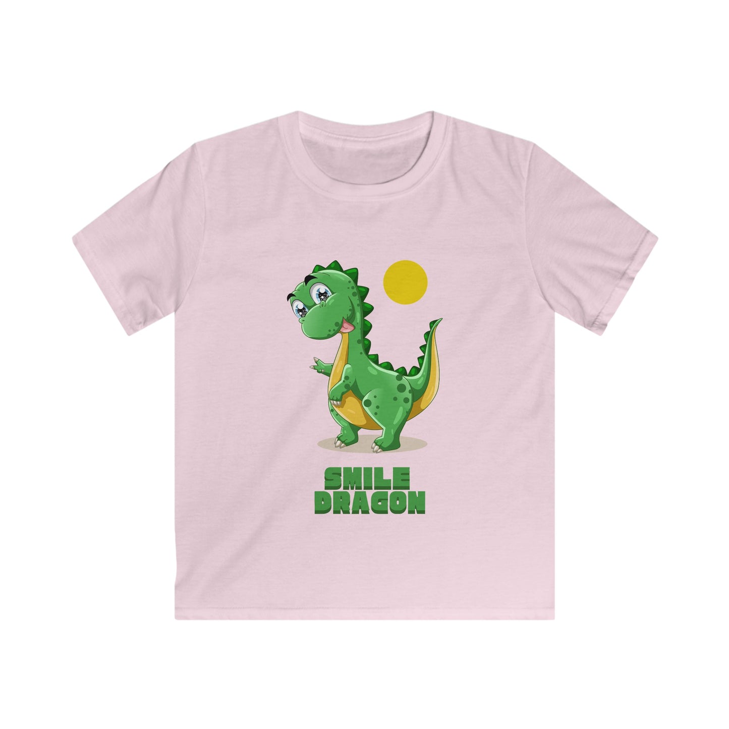 Kids Tee - Smile Dragon Graphic Print