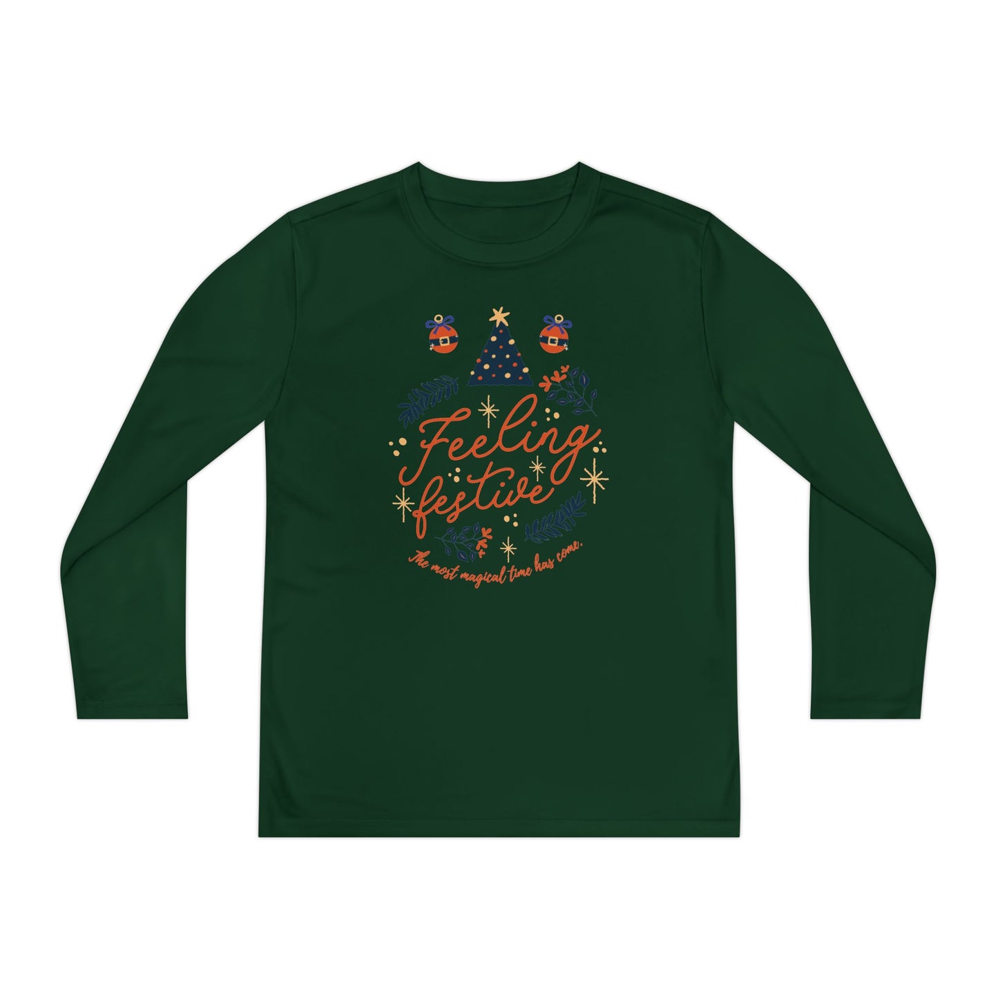Christmas - Youth Long Sleeve Competitor Tee