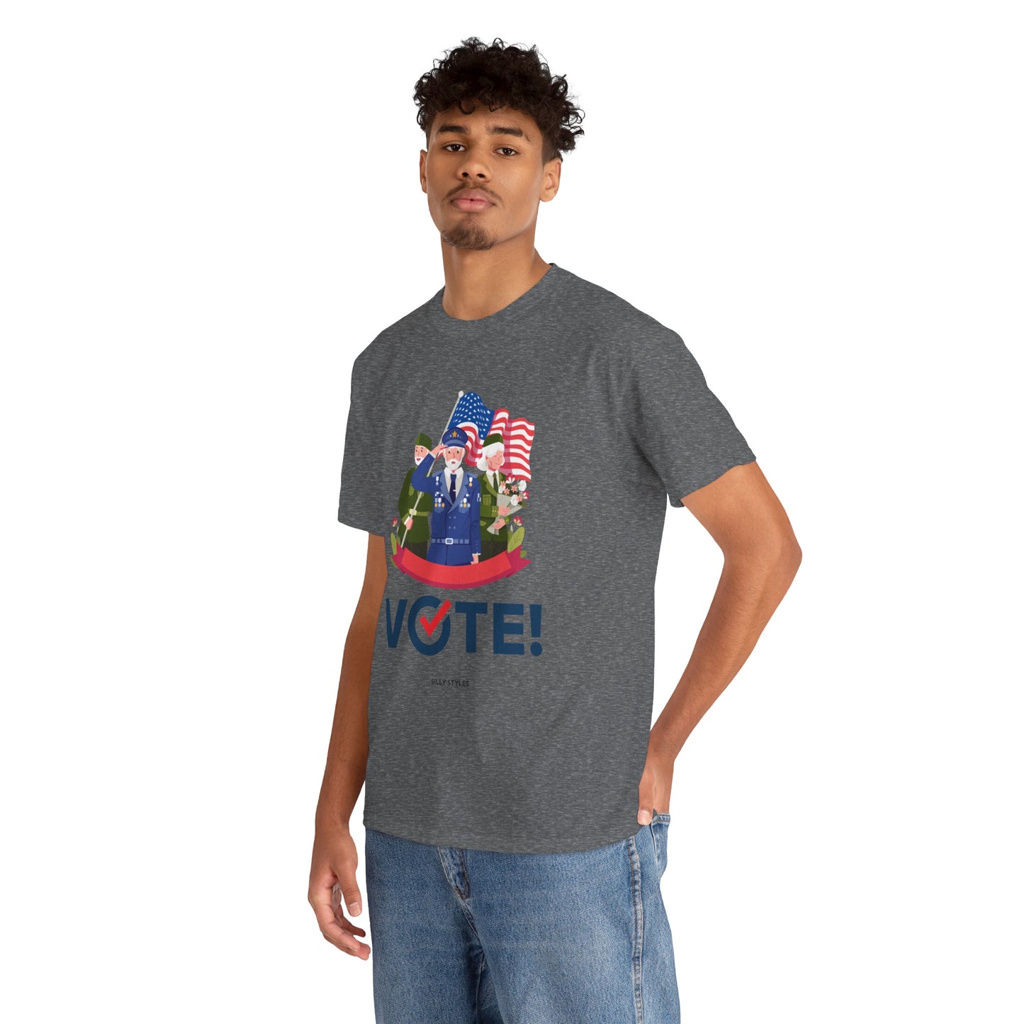 Vote - Unisex Heavy Cotton Tee