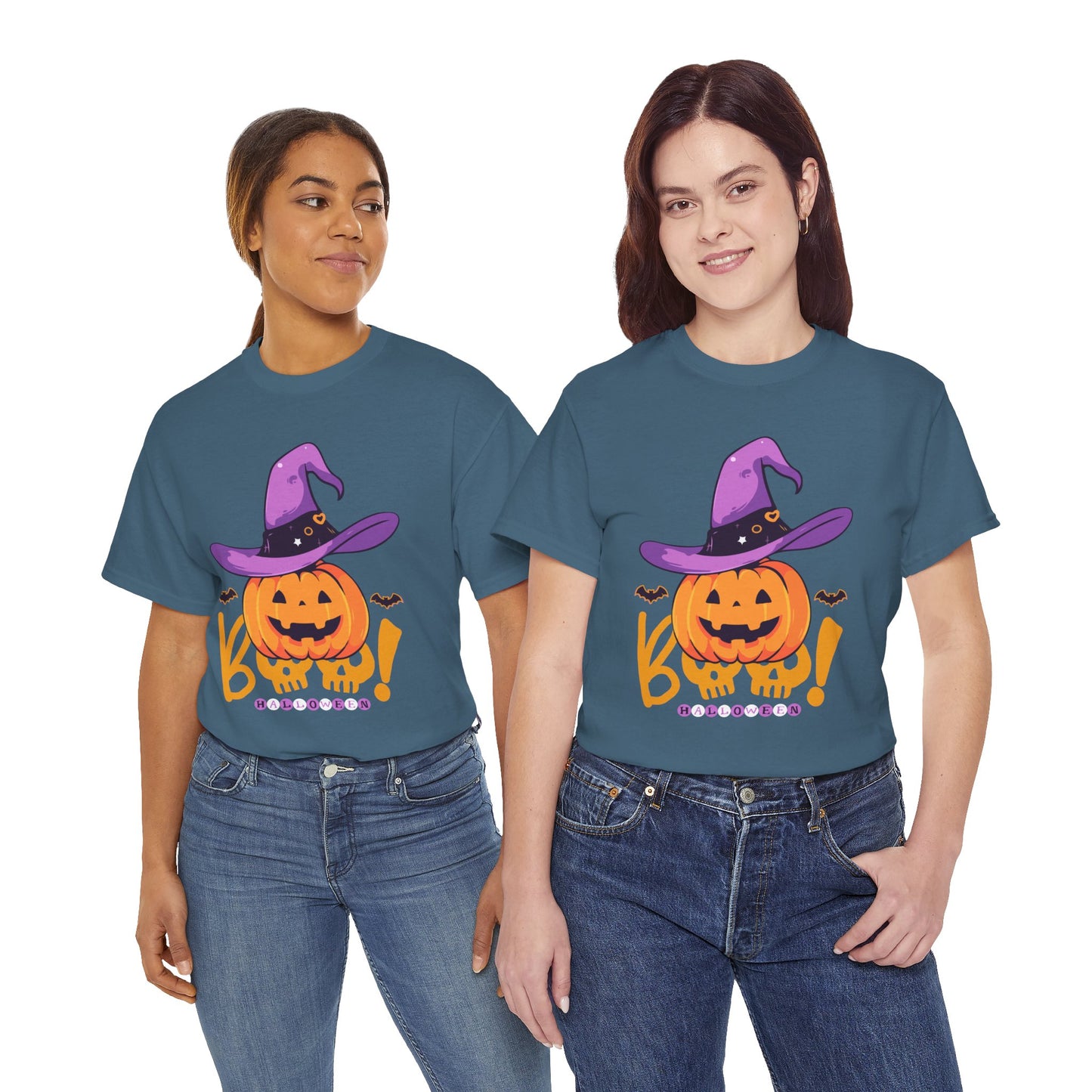 Halloween -Unisex Heavy Cotton Tee (Express Delivery available)