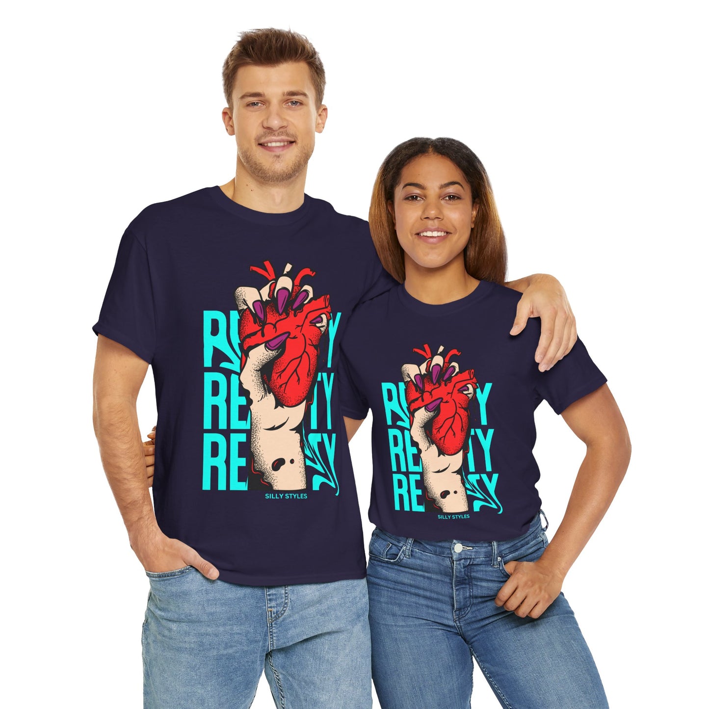 Men's Heart - Heavy Cotton Tee