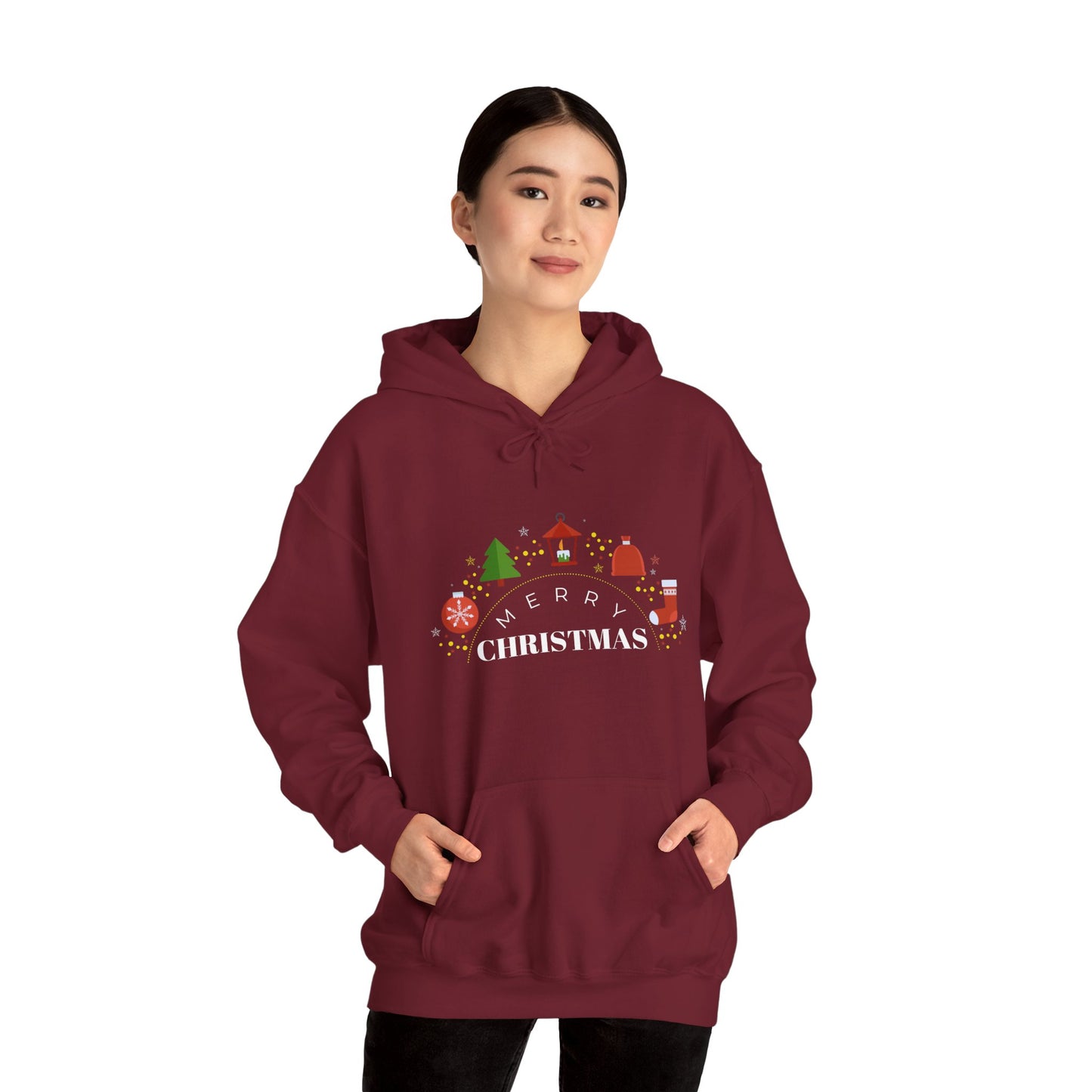 Merry Christmas - Unisex Heavy Blend™ Hooded Sweatshirt