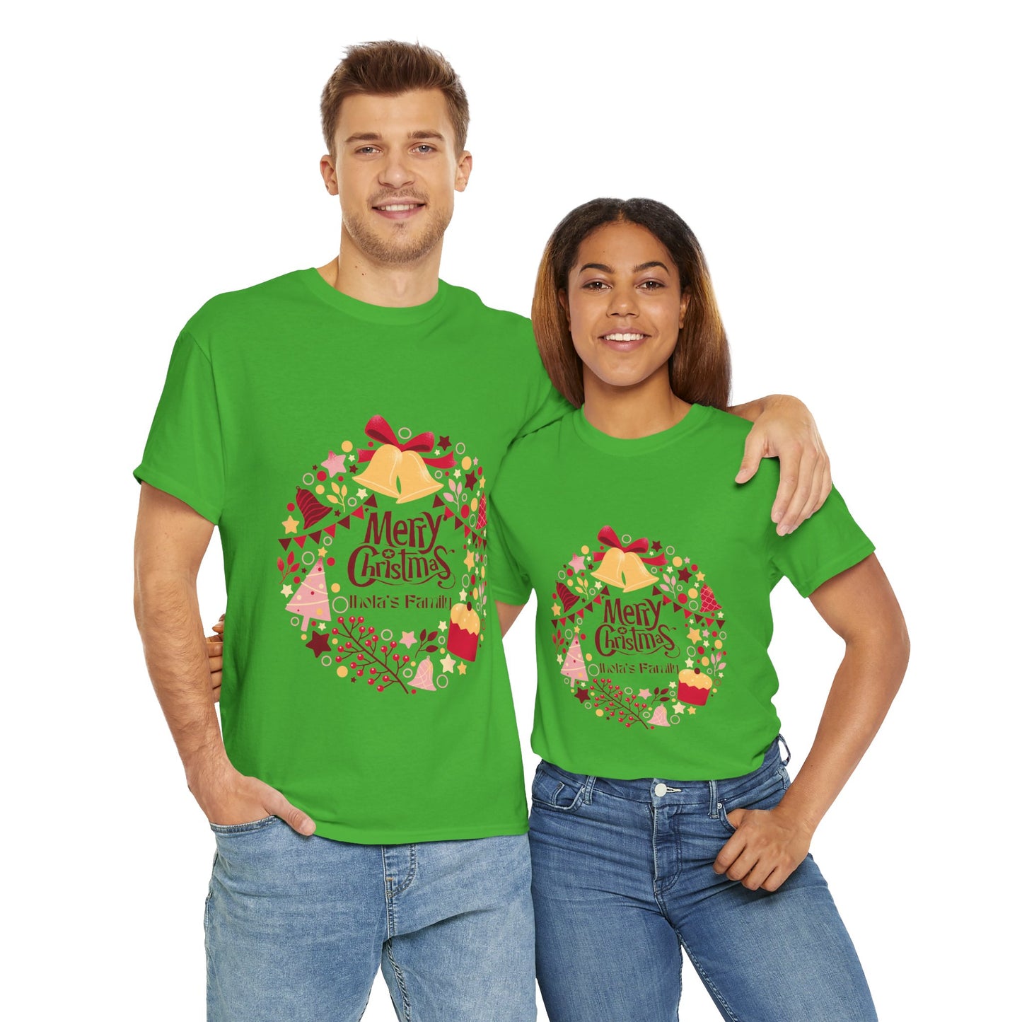 Customizable Christmas - Heavy Cotton Tee