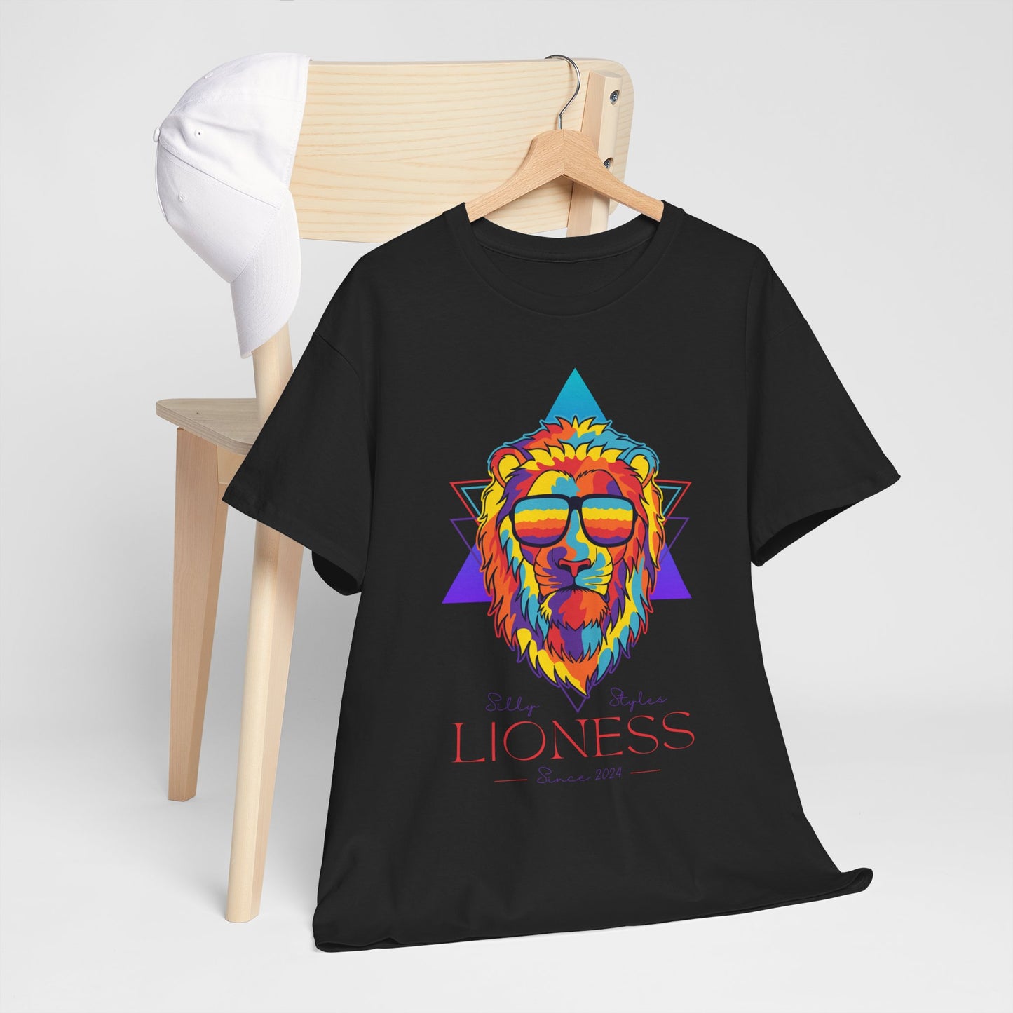 Silly Styles Premium Lion - Heavy Cotton Tee (Express Delivery available)