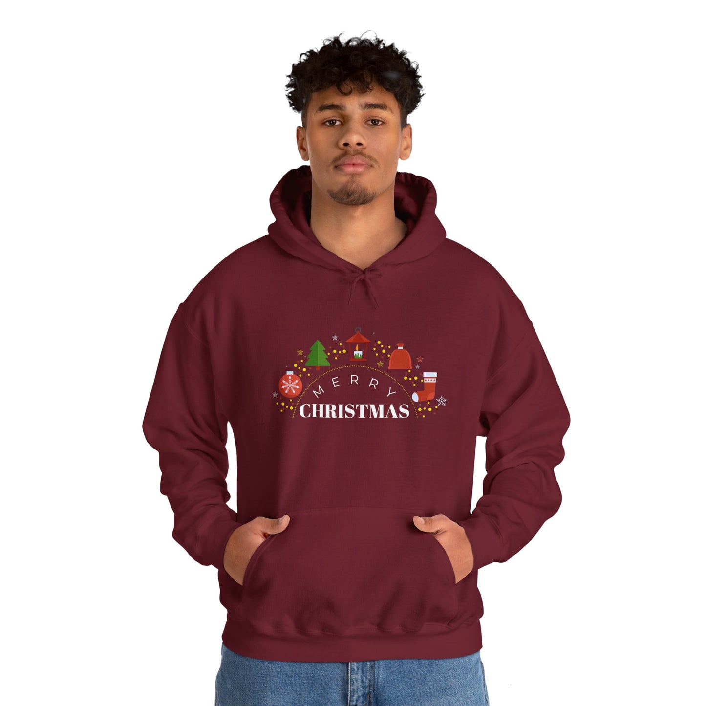 Merry Christmas - Unisex Heavy Blend™ Hooded Sweatshirt
