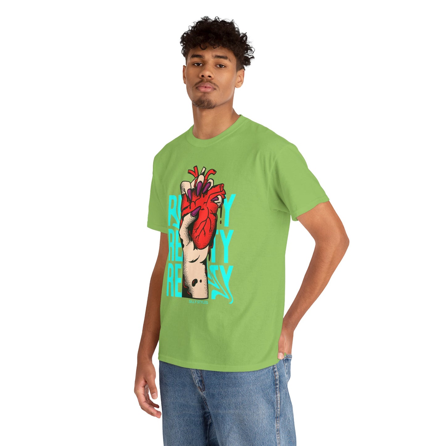 Men's Heart - Heavy Cotton Tee