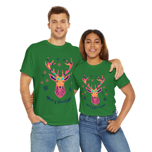 Merry Christmas - Unisex Heavy Cotton Tee (Express Delivery available)