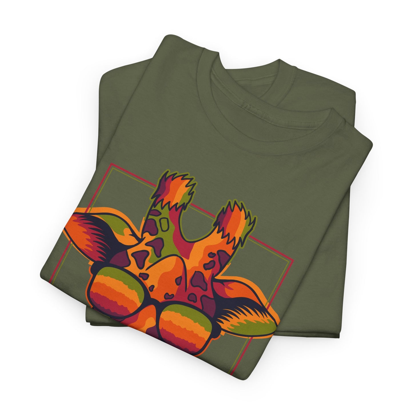 Giraffe - Heavy Cotton Tee (Express Delivery available)