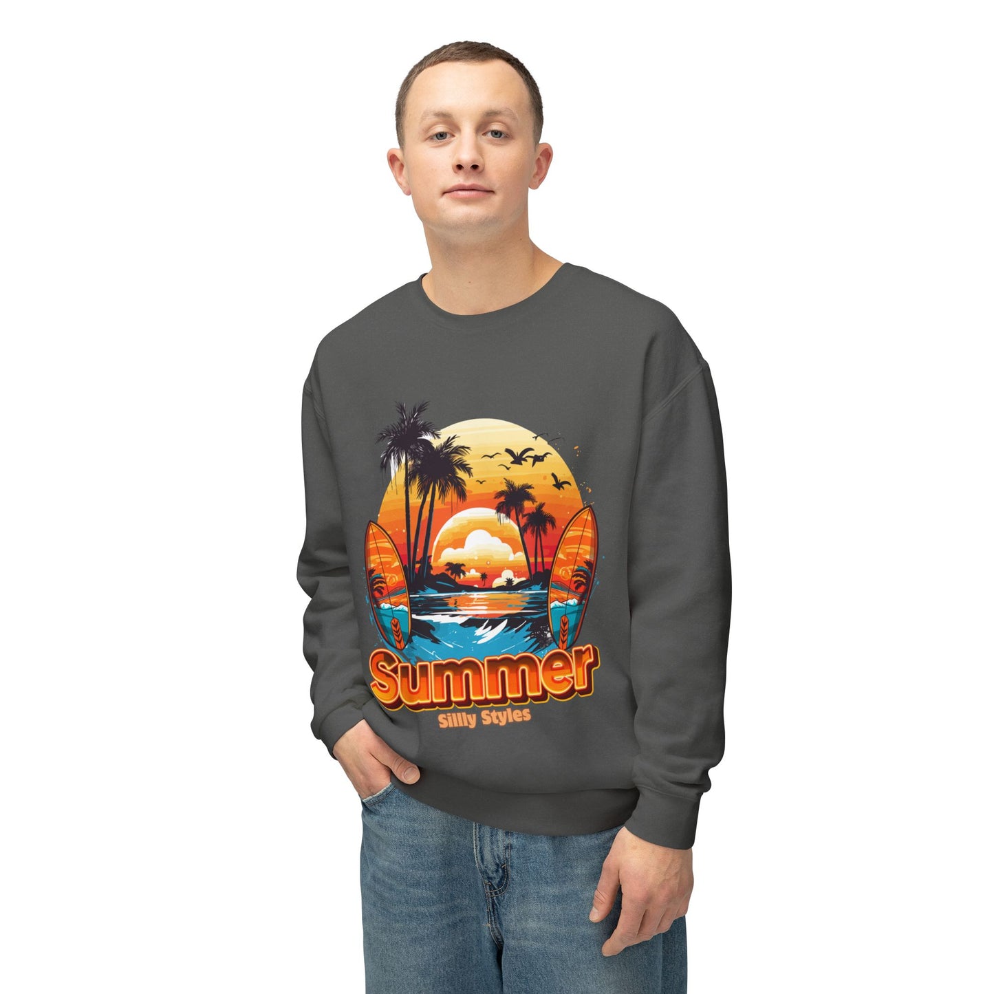 Summer - Lightweight Crewneck Sweatshirt