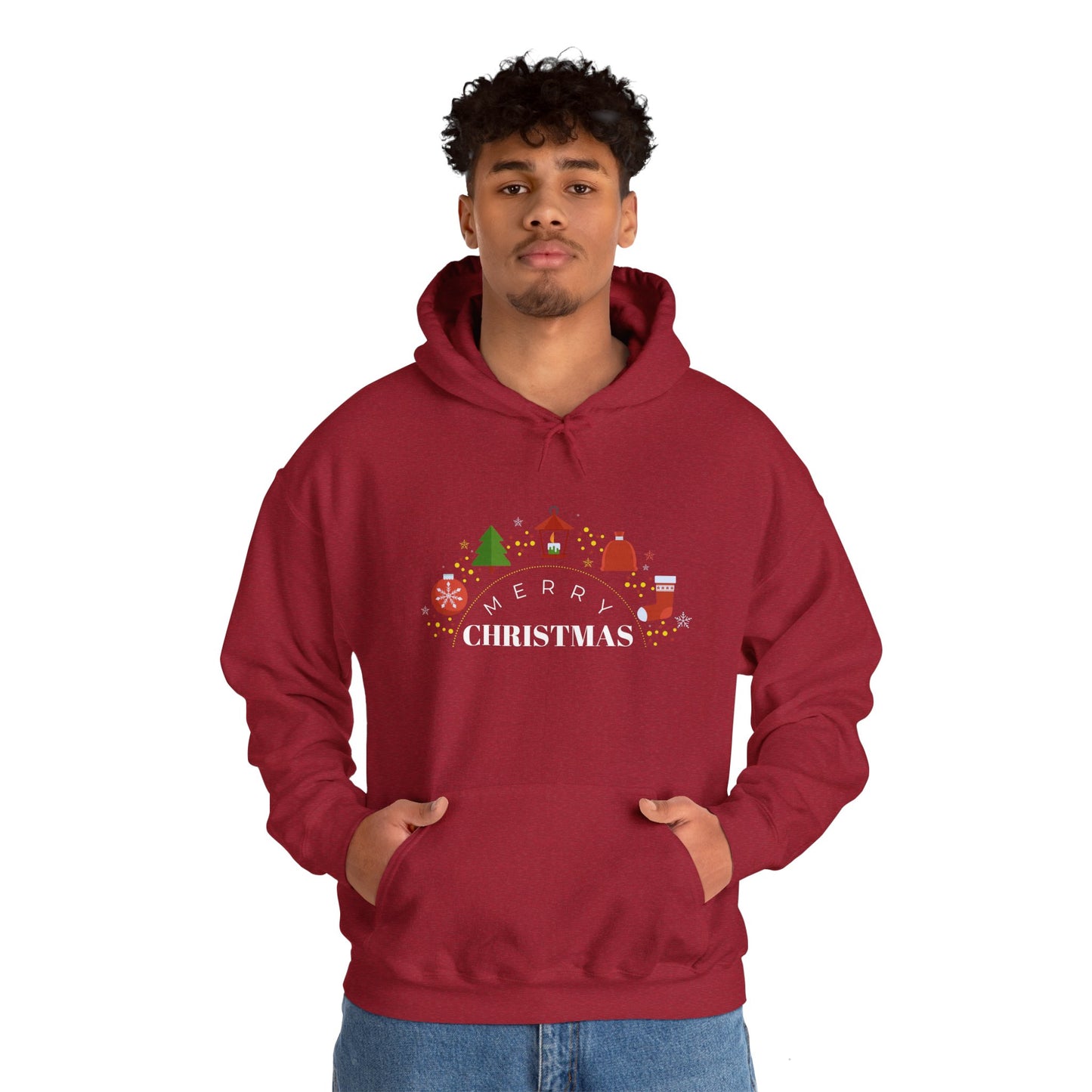 Merry Christmas - Unisex Heavy Blend™ Hooded Sweatshirt