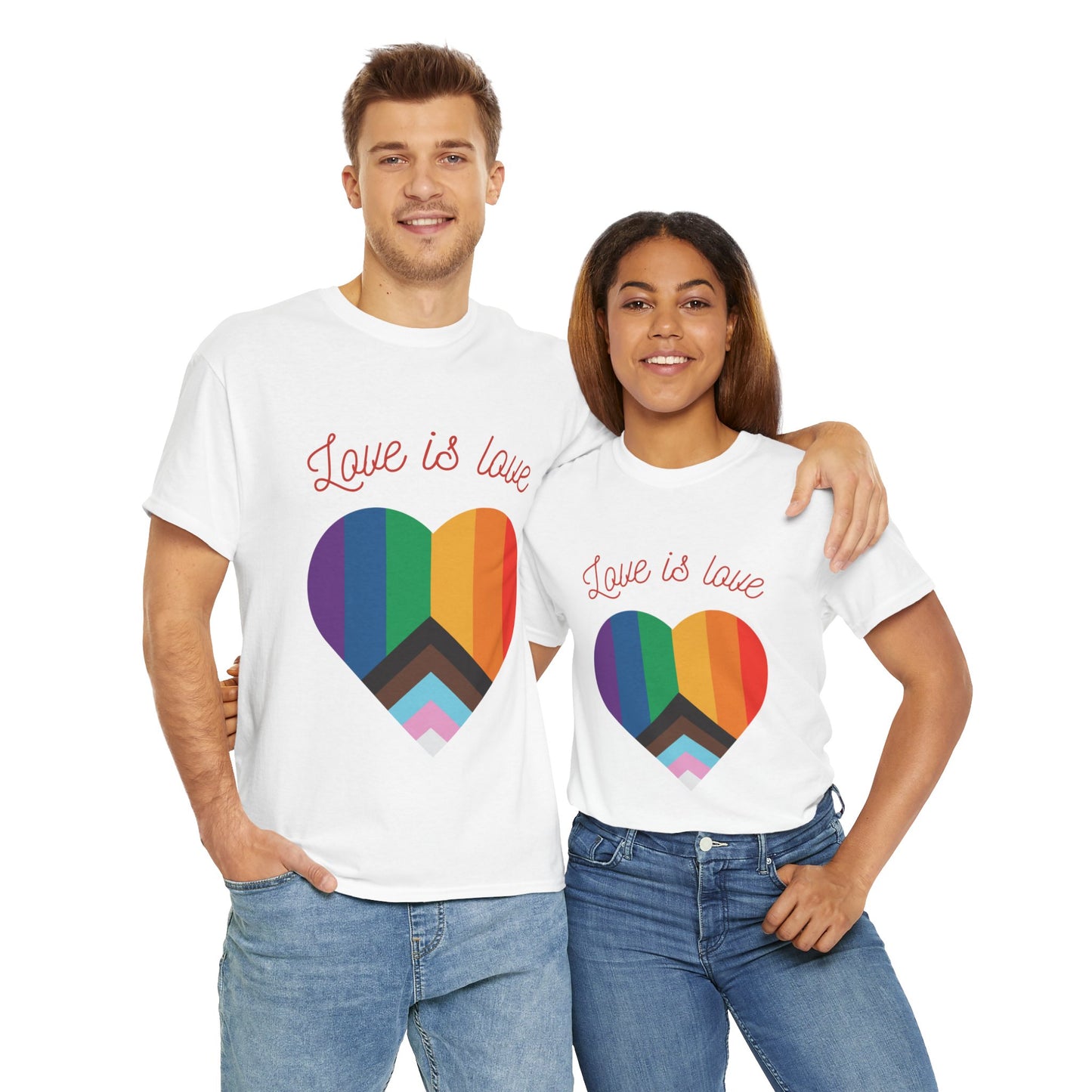 Love - Unisex Heavy Cotton Tee (Express Delivery available)