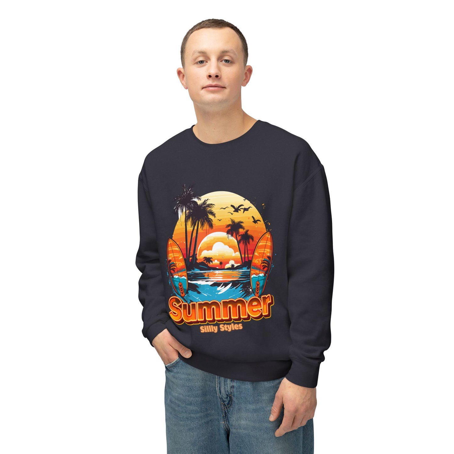 Summer - Lightweight Crewneck Sweatshirt