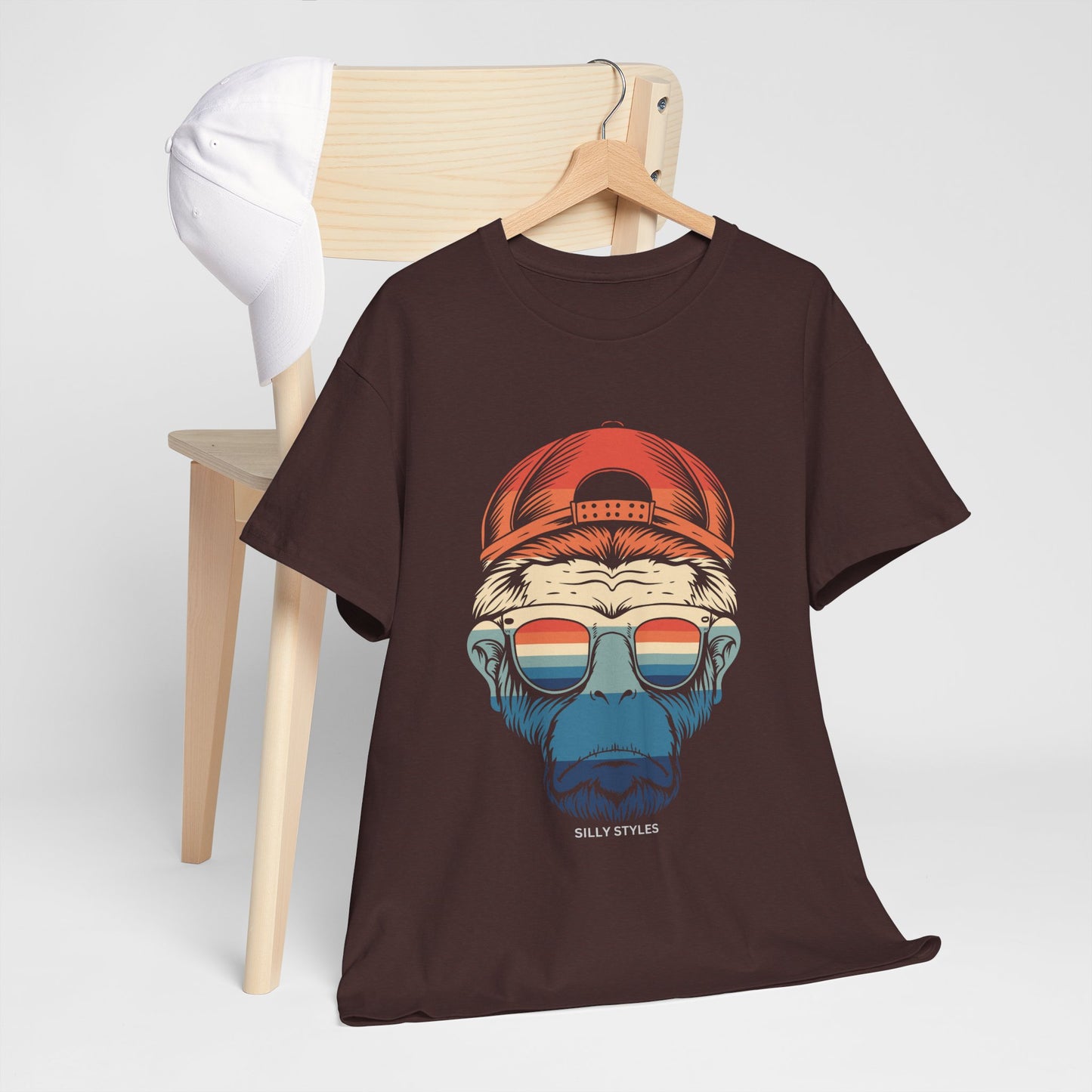 Monkey - Heavy Cotton Tee (Express Delivery available)