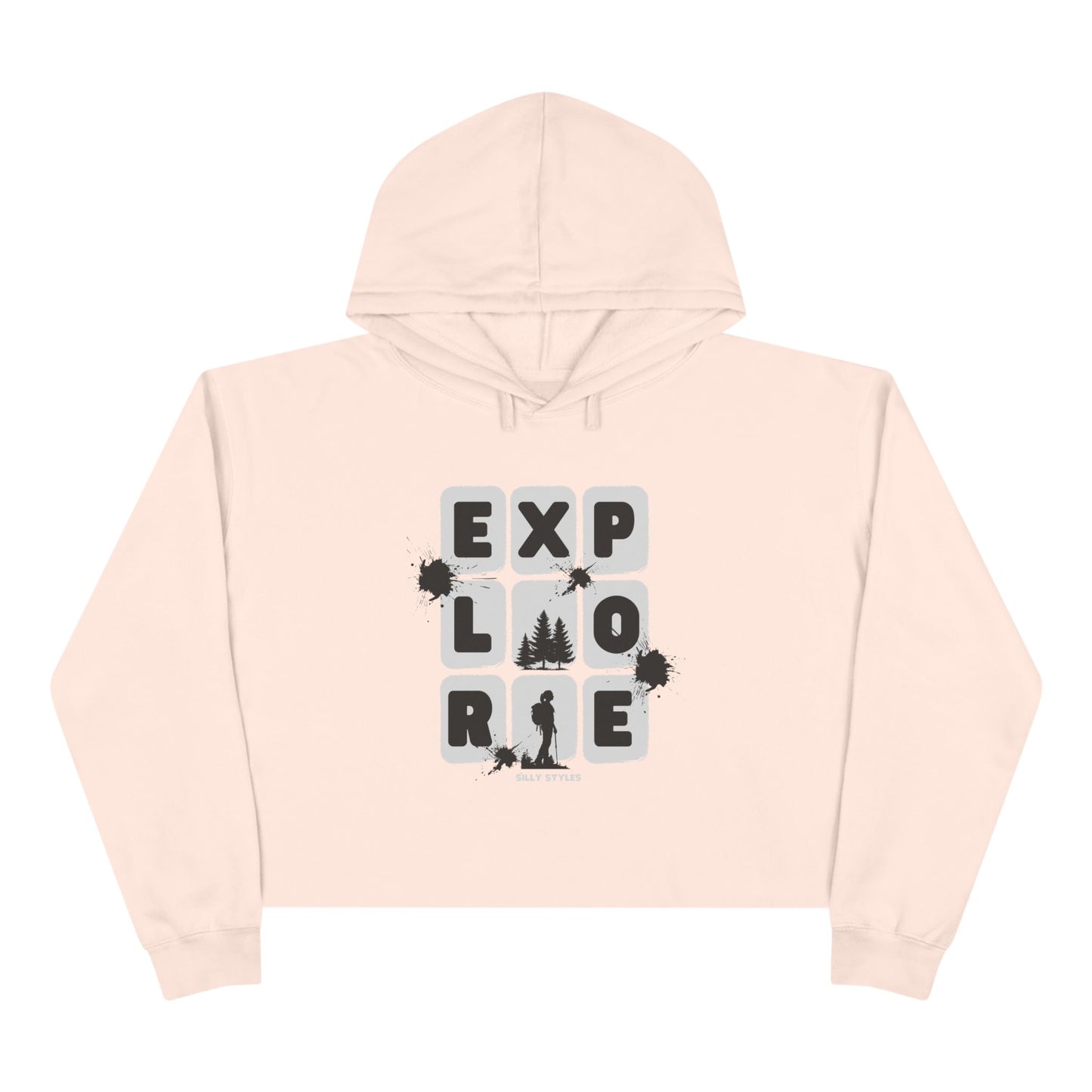 Explore - Crop Hoodie