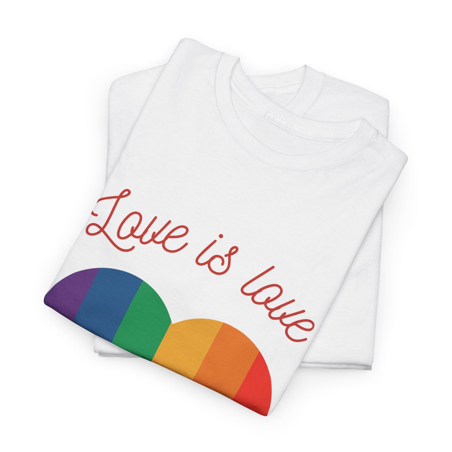 Love - Unisex Heavy Cotton Tee (Express Delivery available)