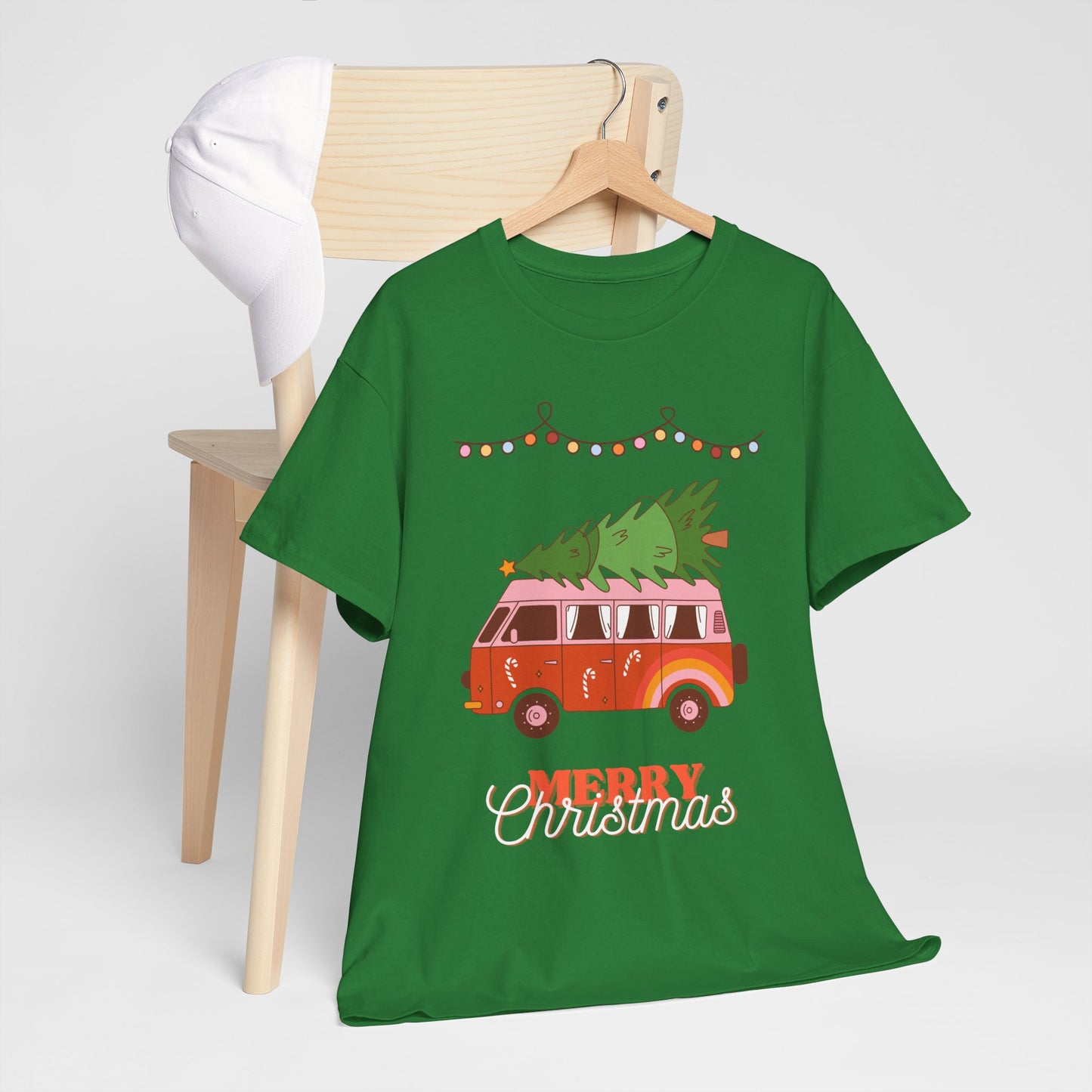 Merry Christmas - Heavy Cotton Tee (Express Delivery available)