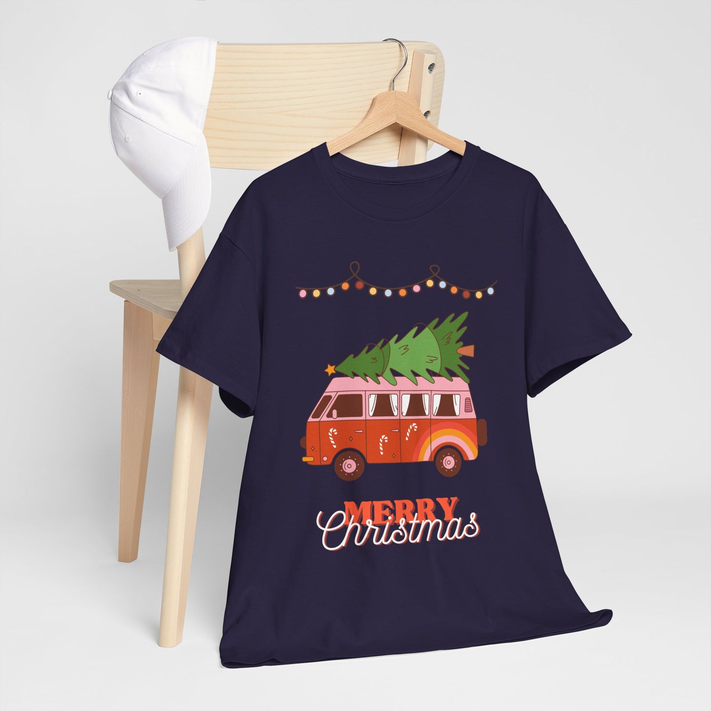 Merry Christmas - Heavy Cotton Tee (Express Delivery available)