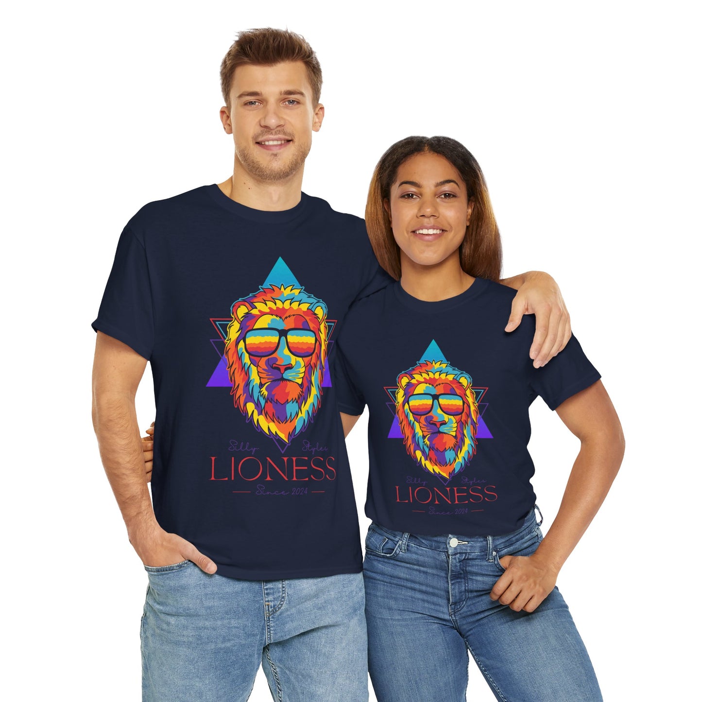 Silly Styles Premium Lion - Heavy Cotton Tee (Express Delivery available)