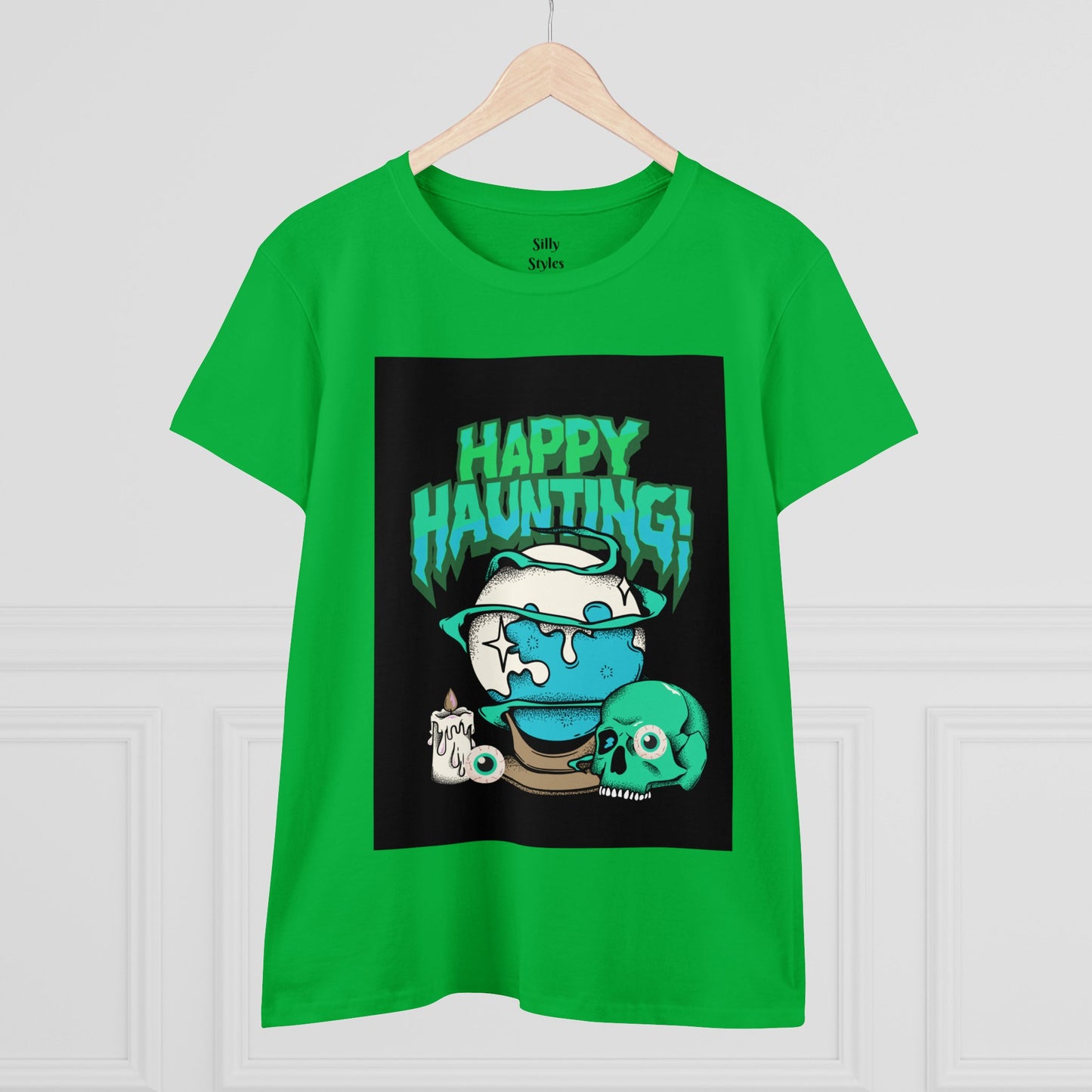 Women's Halloween Midweight Cotton Tee