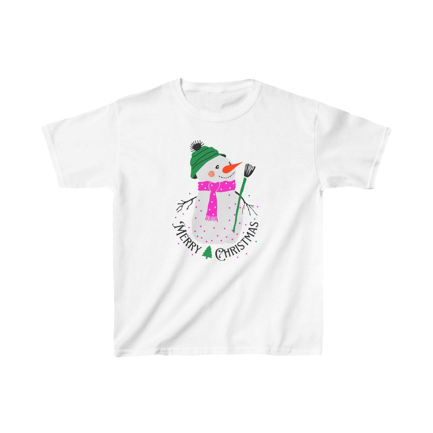 Merry Christmas - Kids Heavy Cotton™ Tee