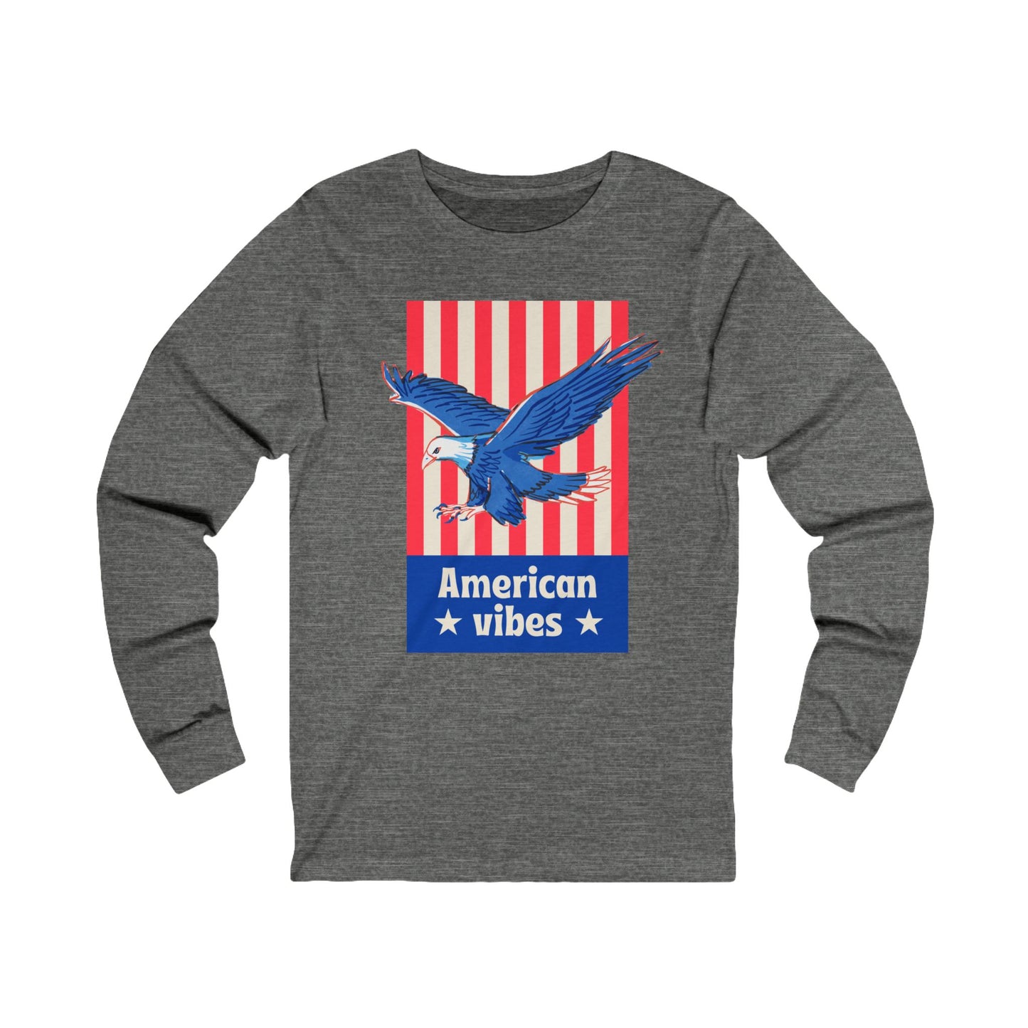American - Unisex Jersey Long Sleeve Tee