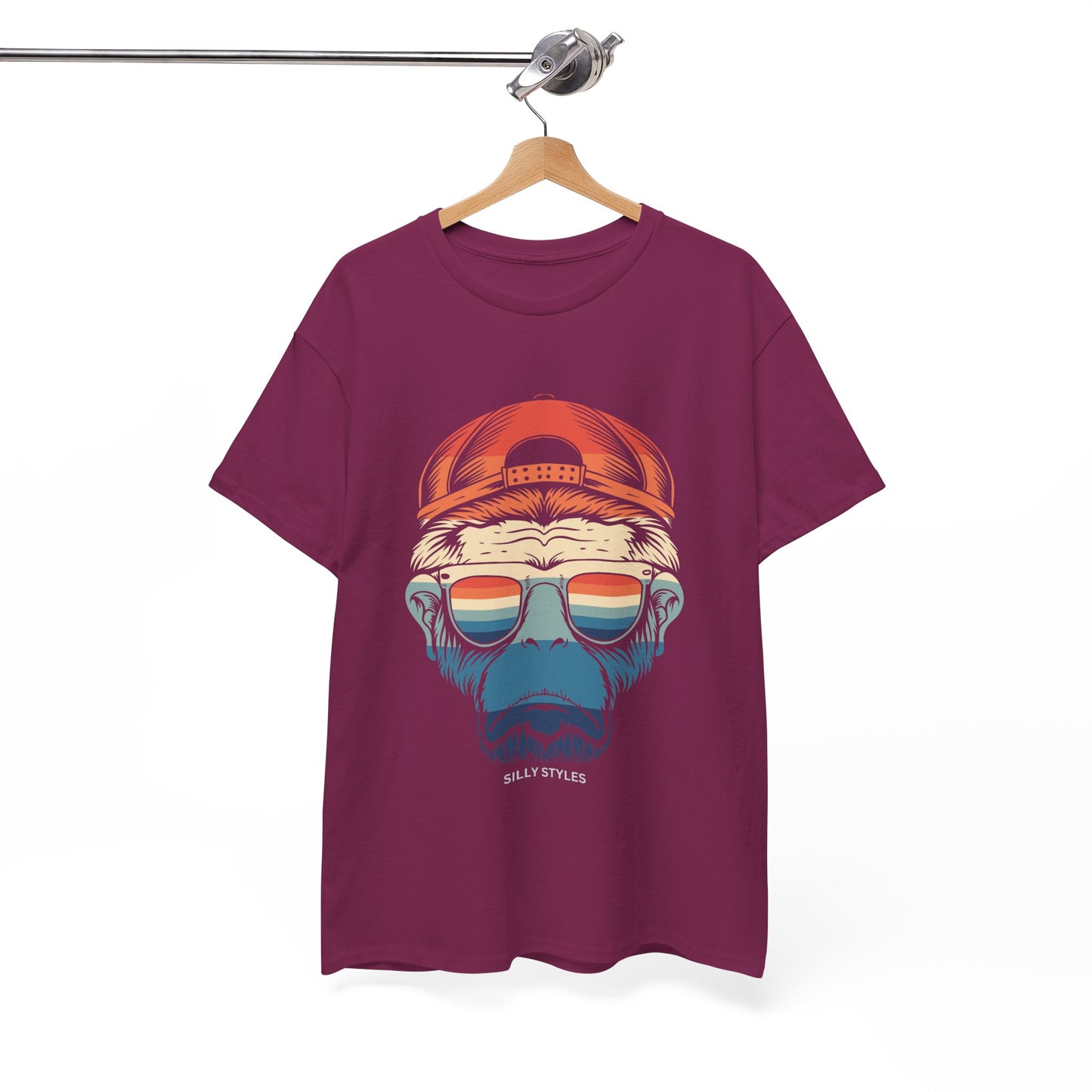 Monkey - Heavy Cotton Tee (Express Delivery available)