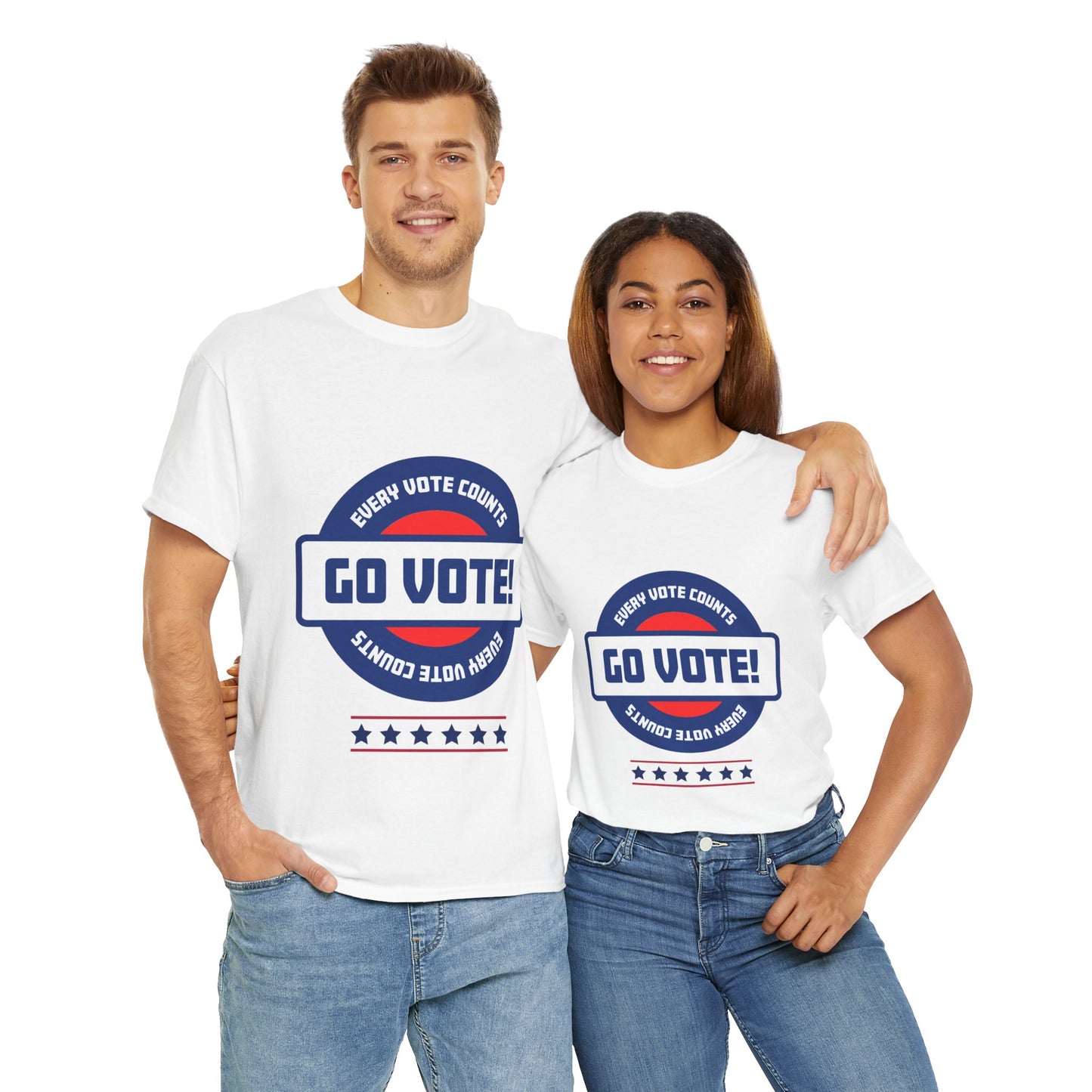 Vote - Heavy Cotton Tee (Express Delivery available)