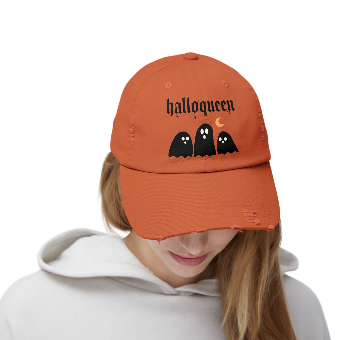 Women's Halloween Distressed Cap