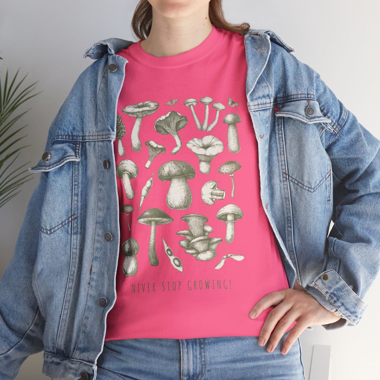 Mushroom Tee - Women's Heavy Cotton (Express Delivery available)