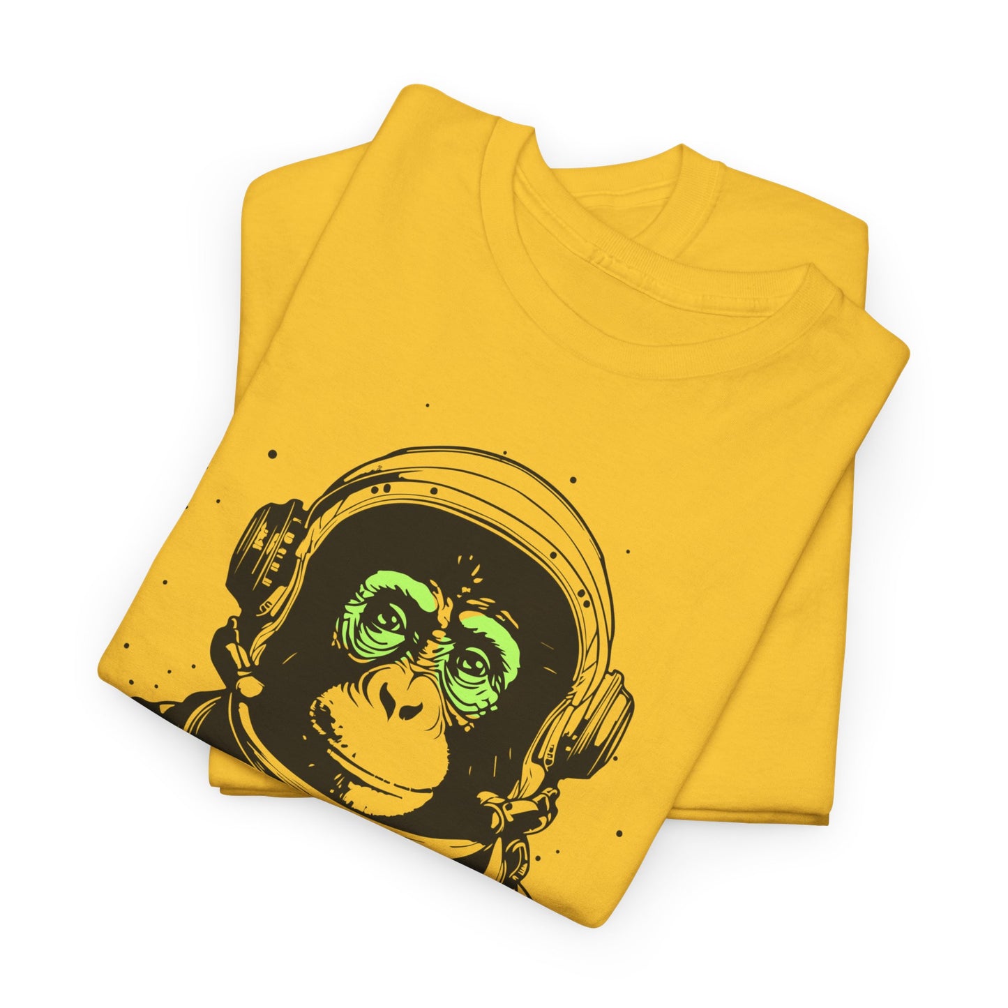 Astronaut Monkey - Unisex Heavy Cotton Tee