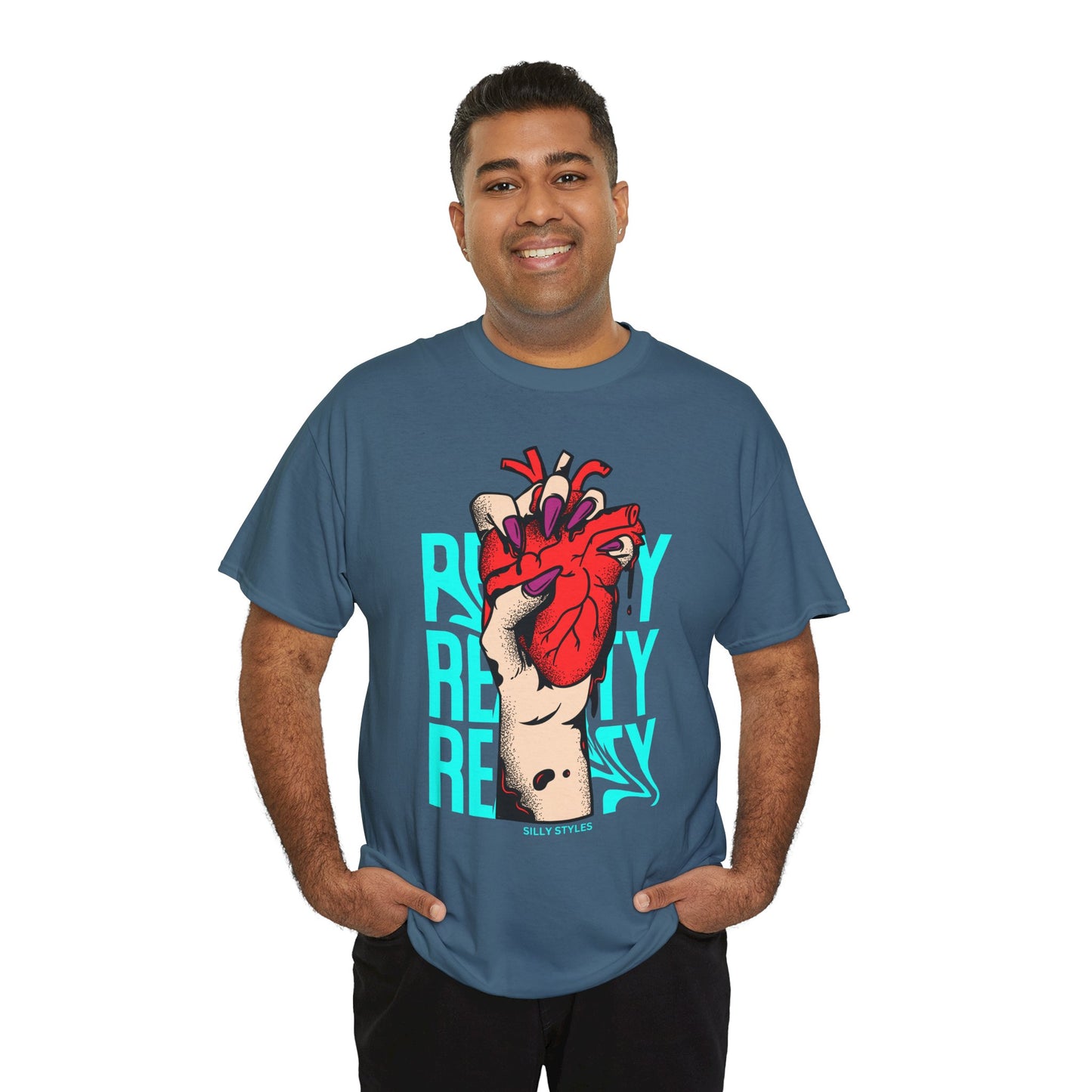 Men's Heart - Heavy Cotton Tee