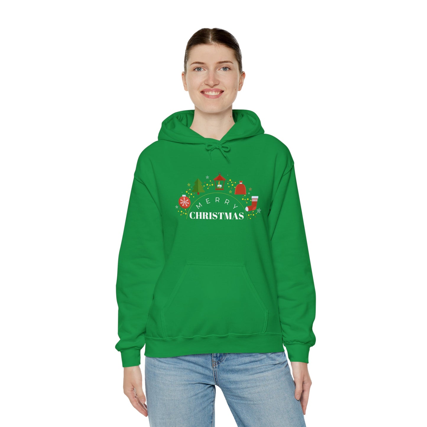 Merry Christmas - Unisex Heavy Blend™ Hooded Sweatshirt