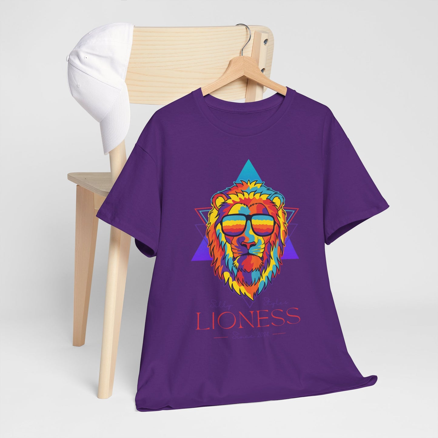 Silly Styles Premium Lion - Heavy Cotton Tee (Express Delivery available)