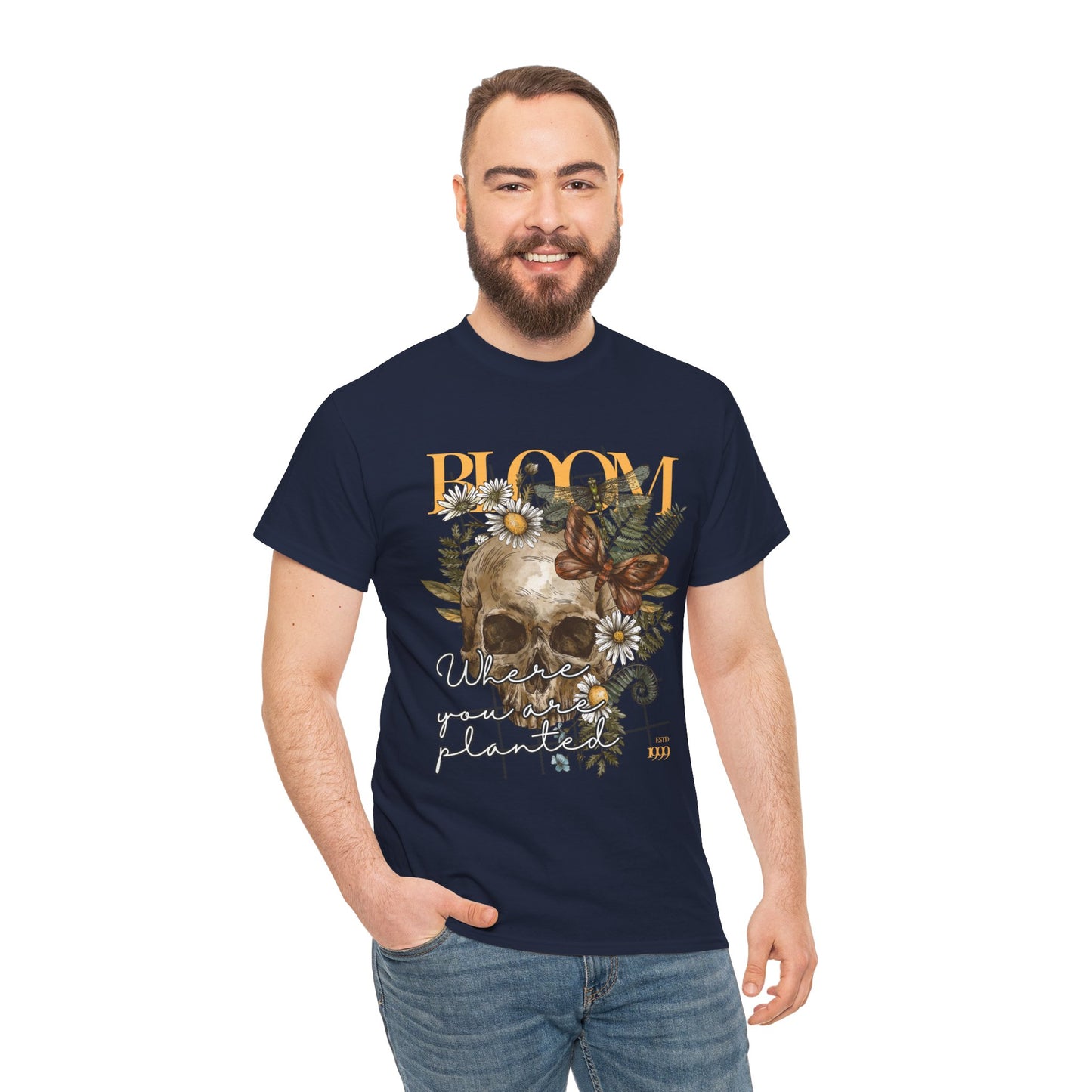 Bloom - Men's Heavy Cotton Tee (Express Delivery available)