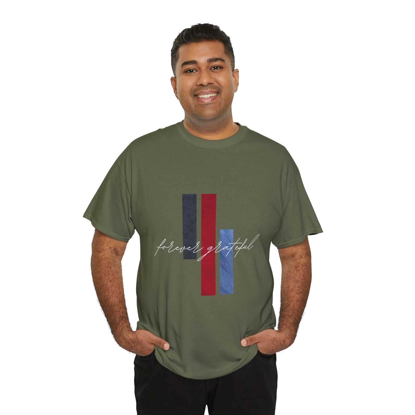 Forever Grateful - Heavy Cotton Tee (Express Delivery available)