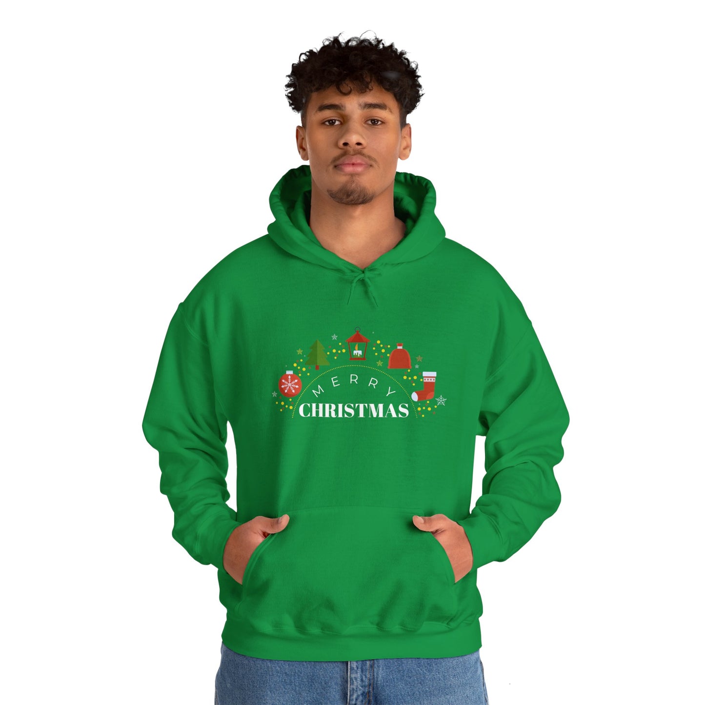 Merry Christmas - Unisex Heavy Blend™ Hooded Sweatshirt