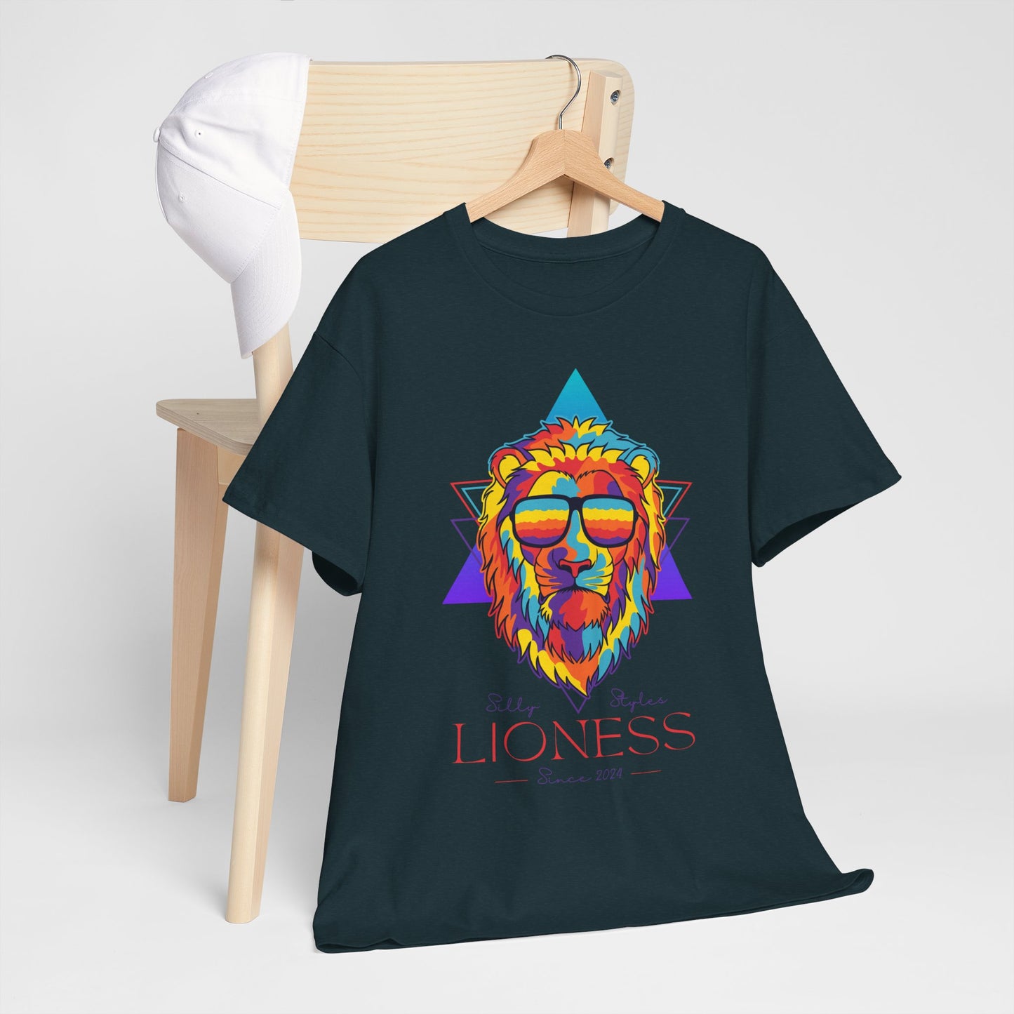 Silly Styles Premium Lion - Heavy Cotton Tee (Express Delivery available)